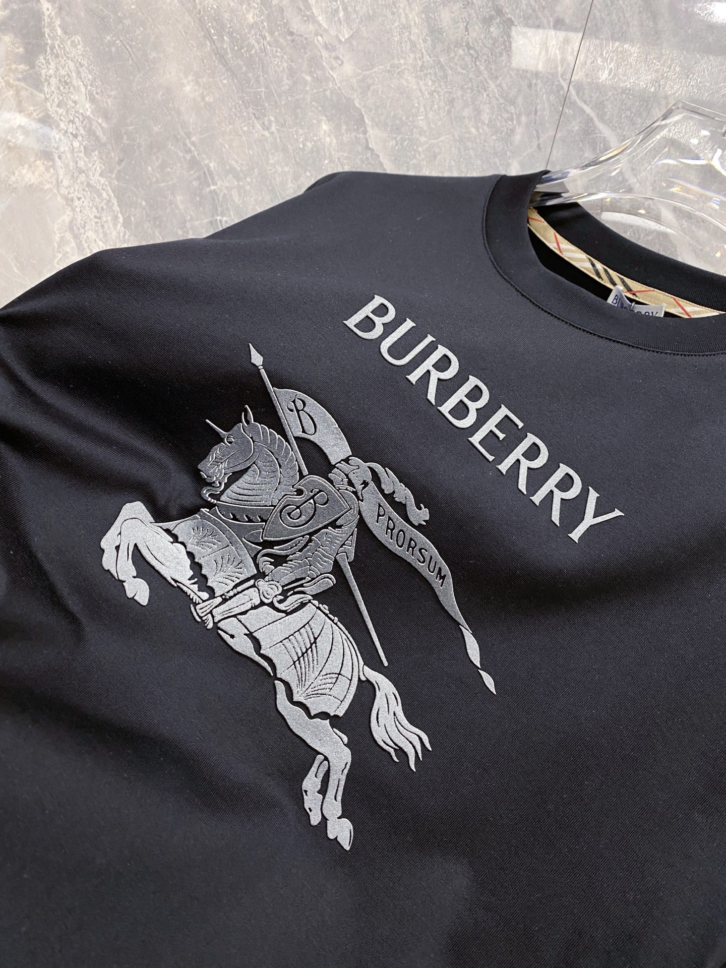 Burberry Basic Clothing Cotton Black M-l-xl