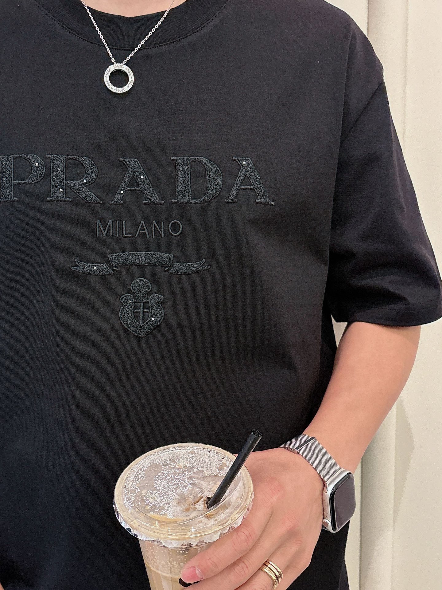 Prada Basic Clothing Cotton Black M-l-xl