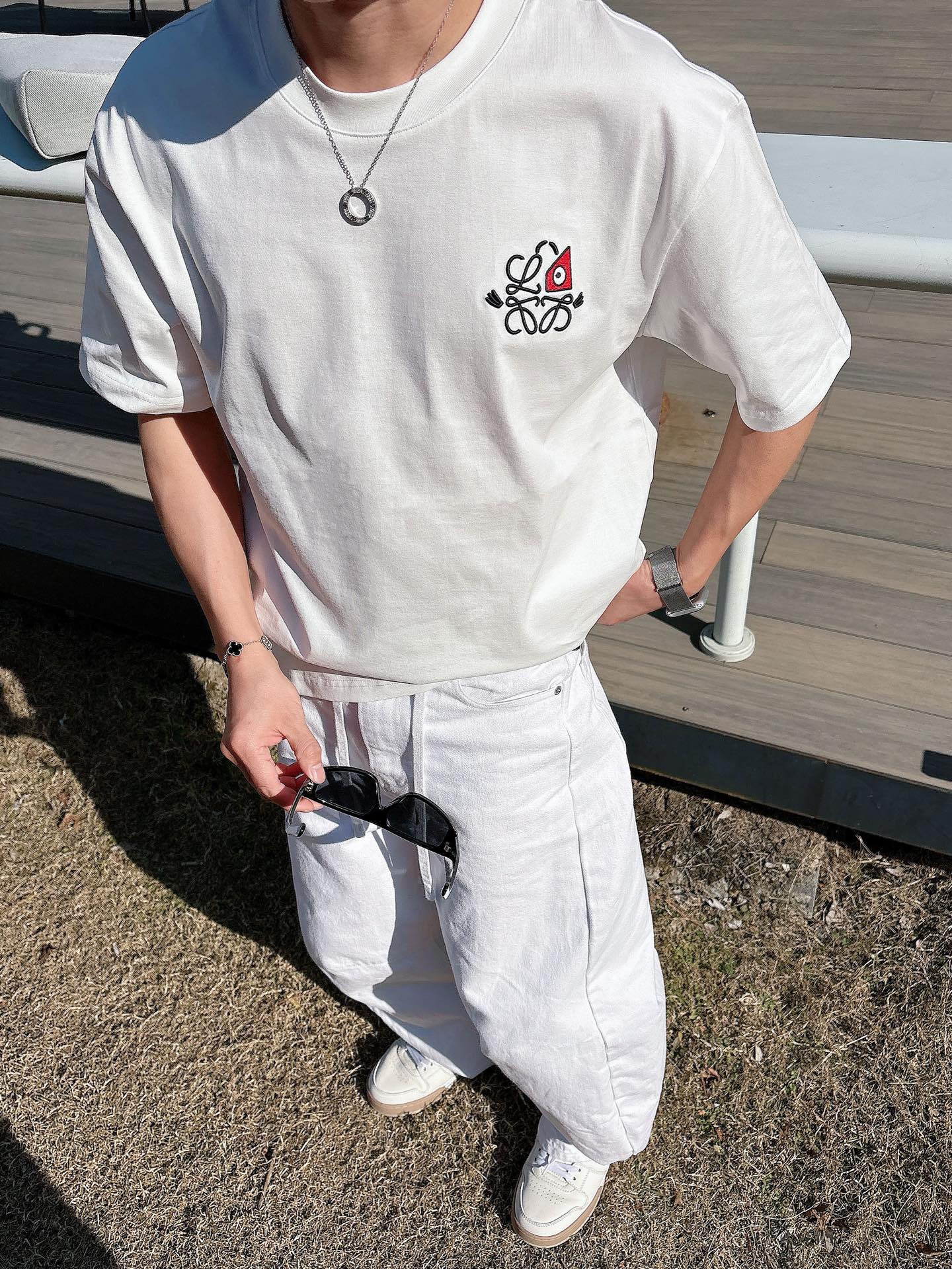 Loewe Basic Clothing Cotton Black M-l-xl