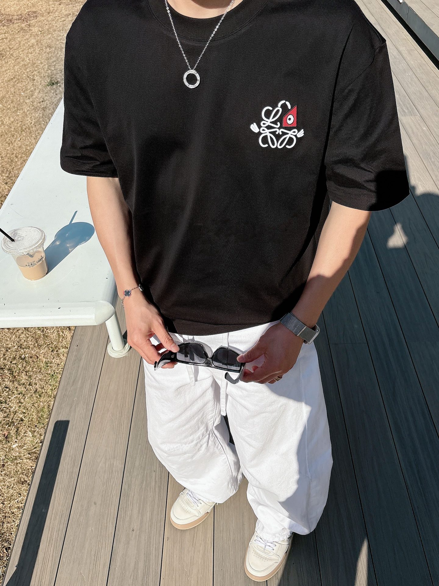 Loewe Basic Clothing Cotton Black M-l-xl