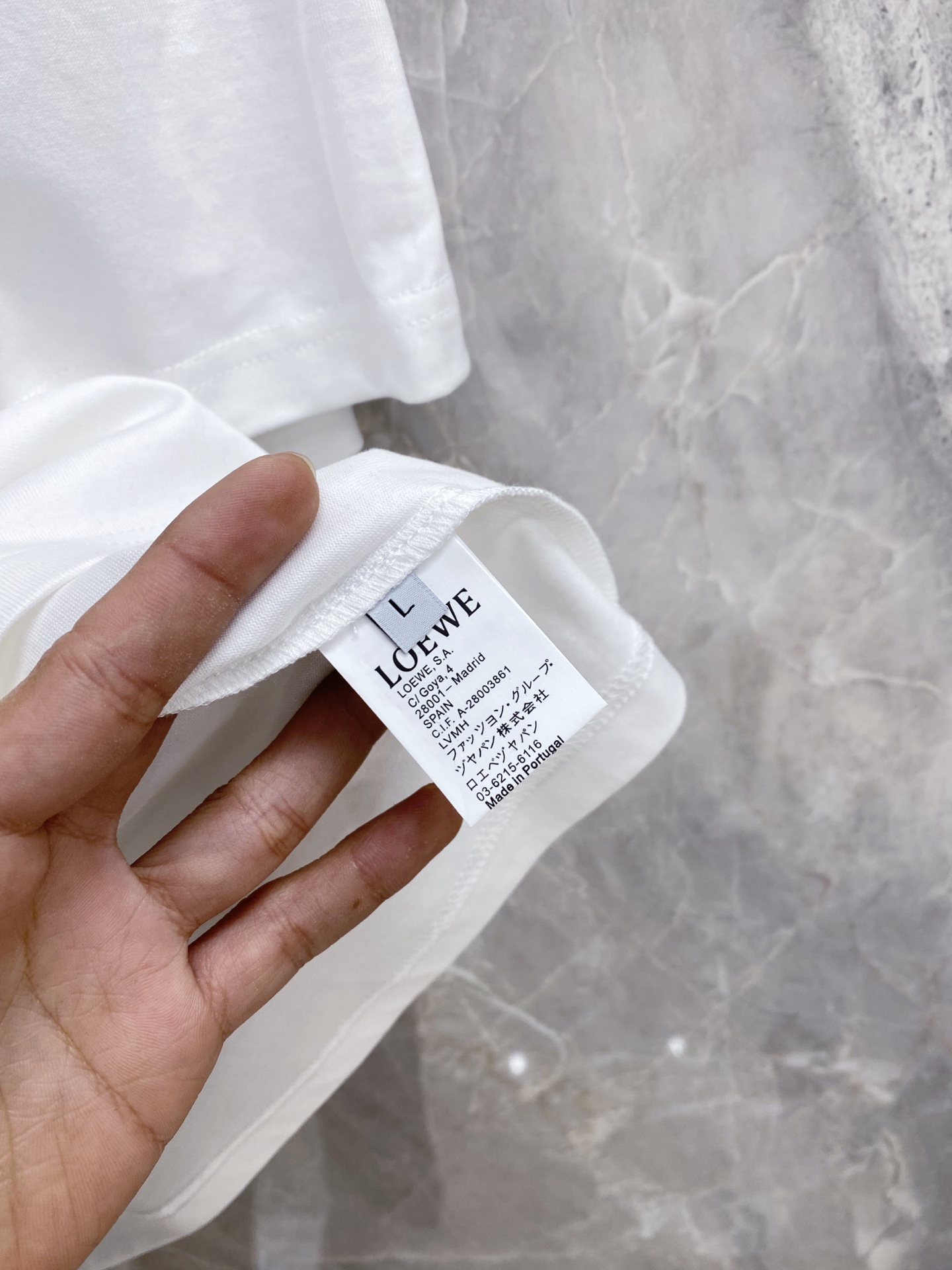 Loewe Basic Clothing Cotton Black M-l-xl