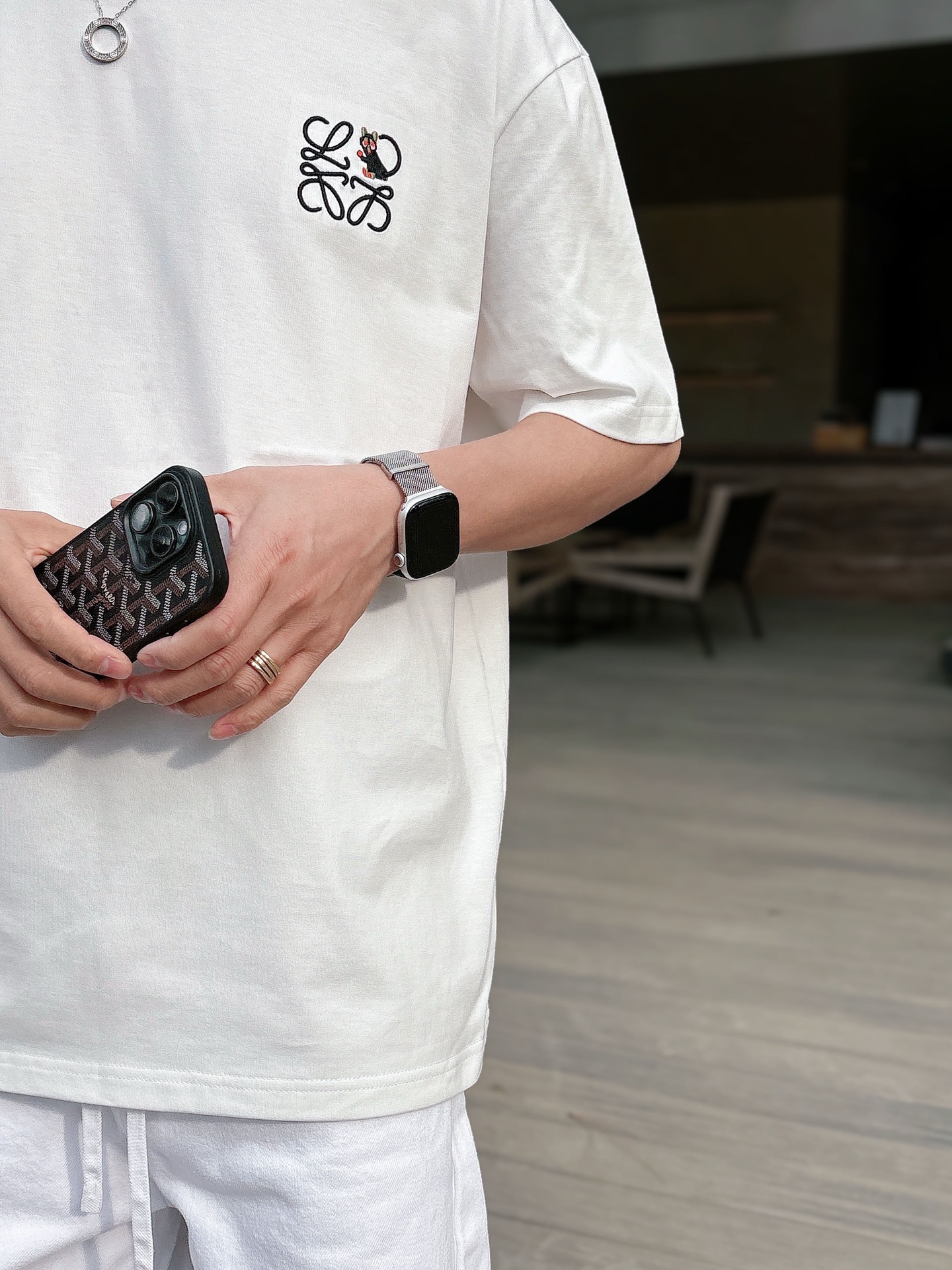 Loewe Basic Clothing Cotton Black M-l-xl