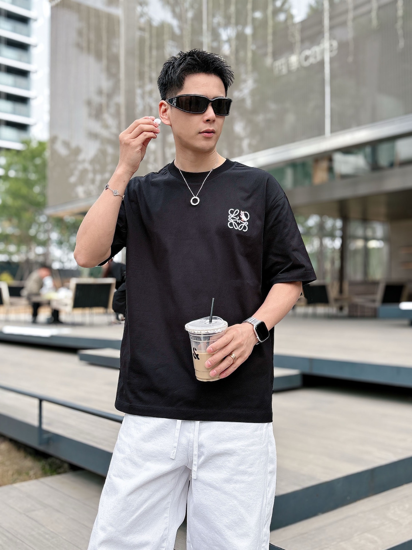 Loewe Basic Clothing Cotton Black M-l-xl