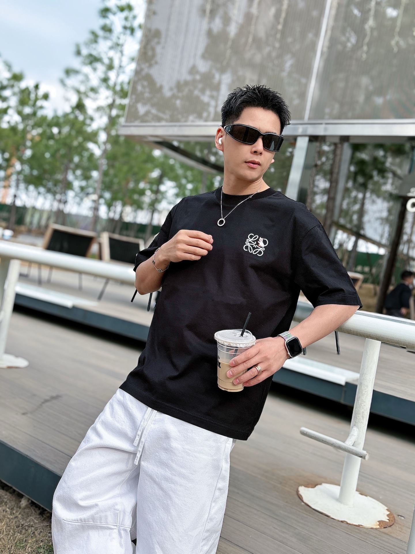 Loewe Basic Clothing Cotton Black M-l-xl