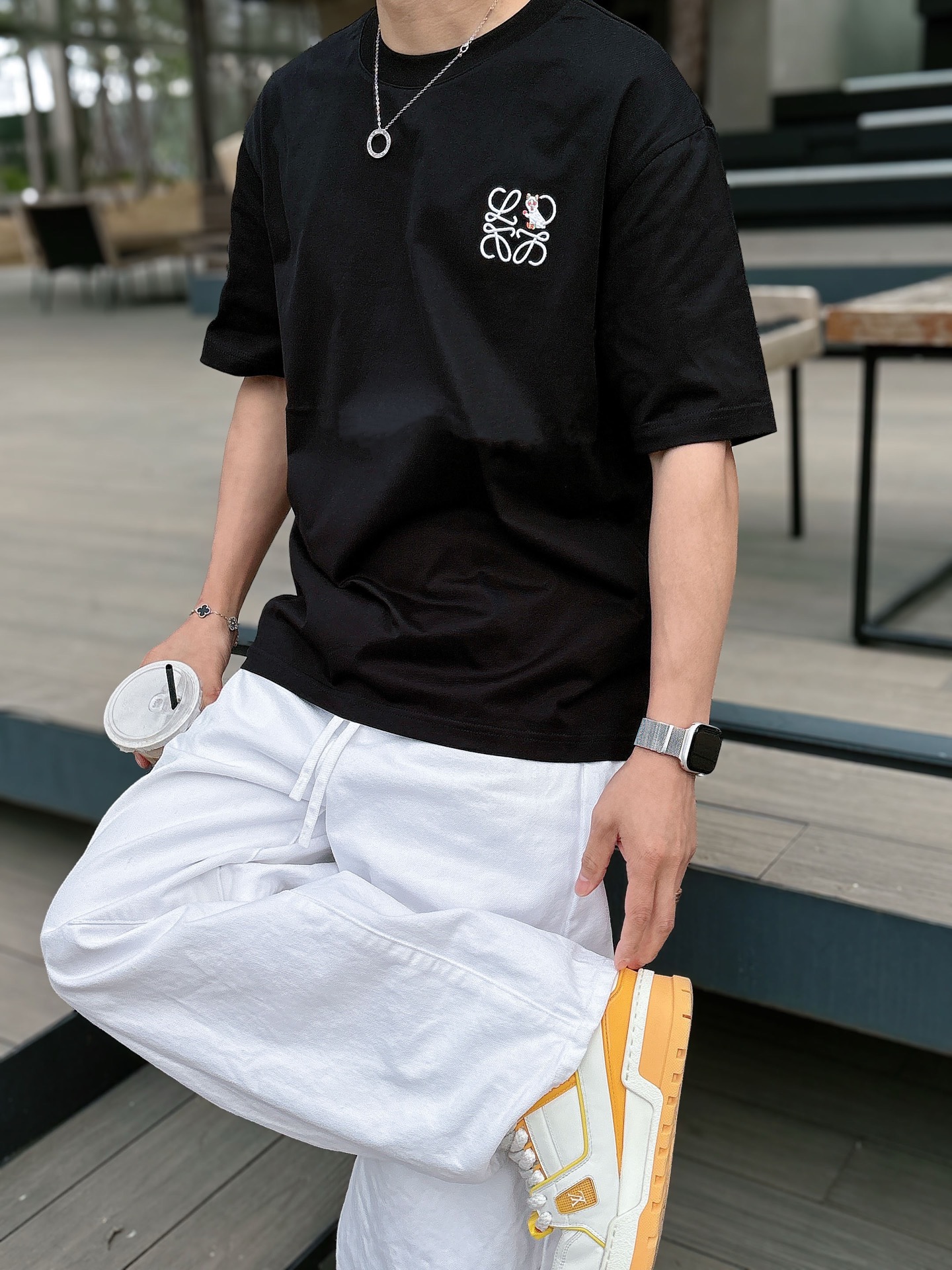 Loewe Basic Clothing Cotton Black M-l-xl