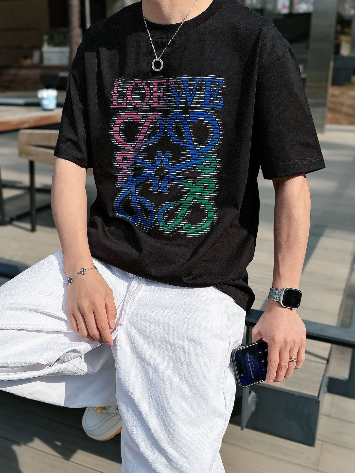 Loewe Basic Clothing Cotton Black M-l-xl