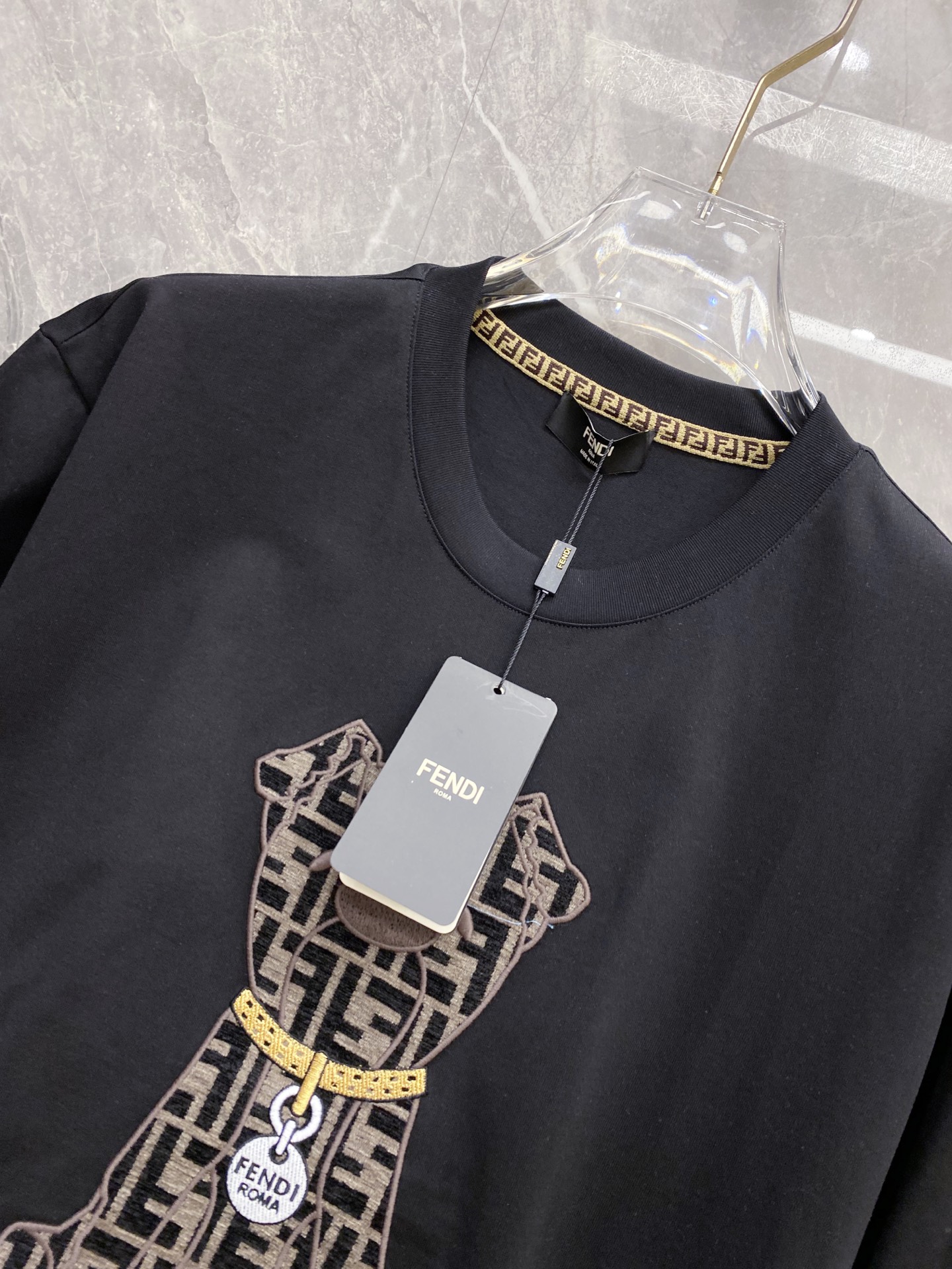 Fendi Basic Clothing Cotton Black M-l-xl