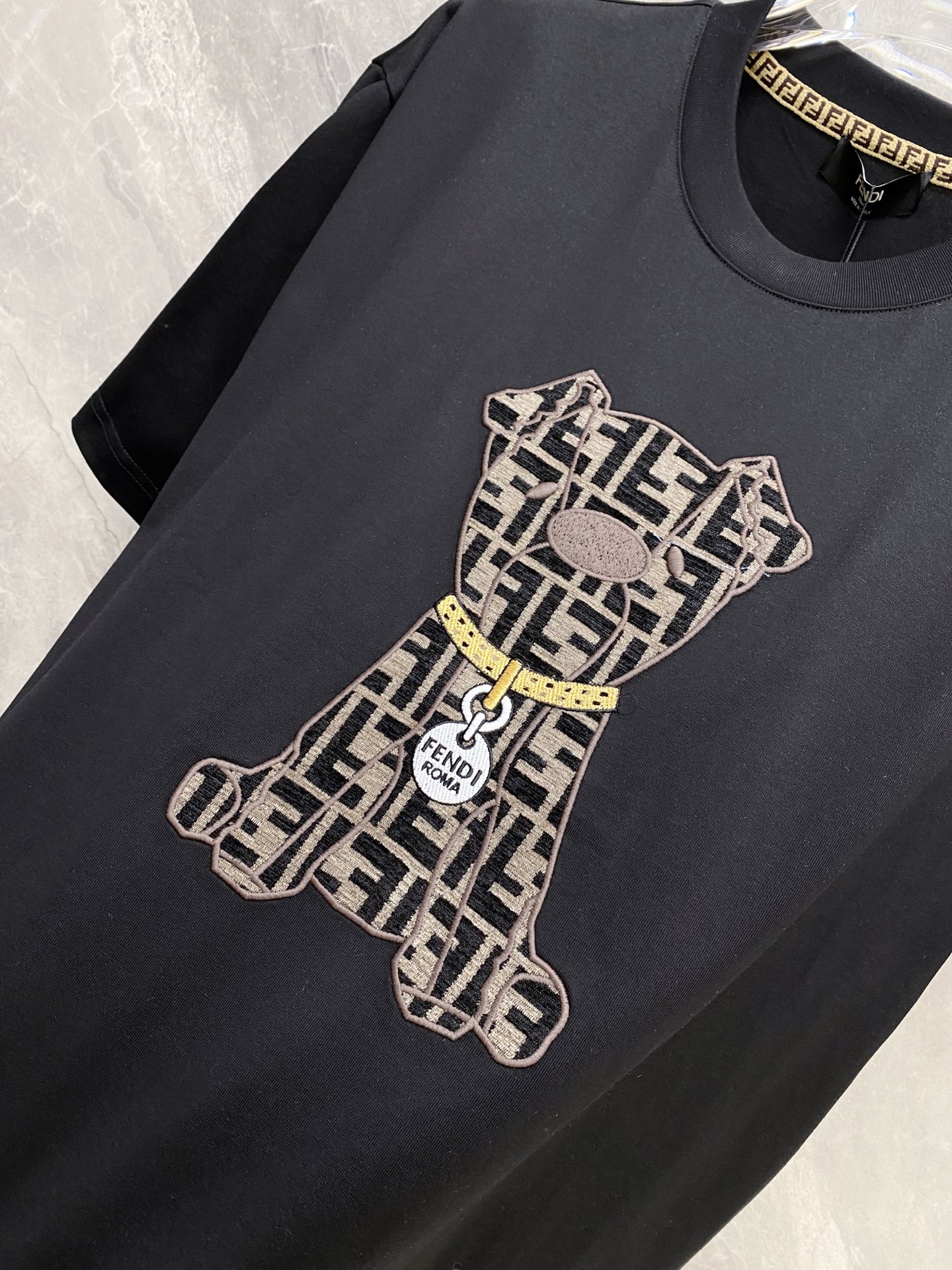 Fendi Basic Clothing Cotton Black M-l-xl