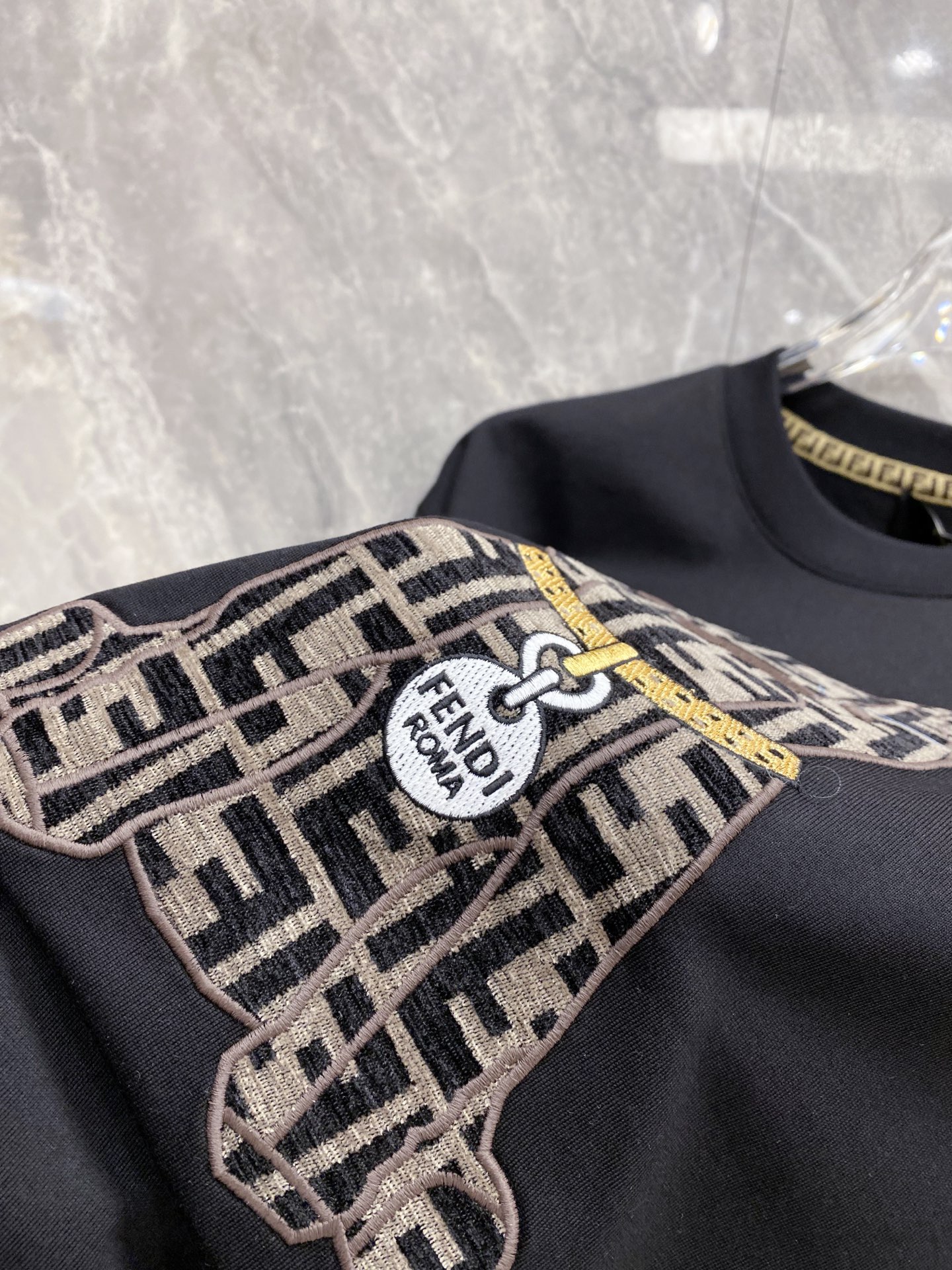 Fendi Basic Clothing Cotton Black M-l-xl