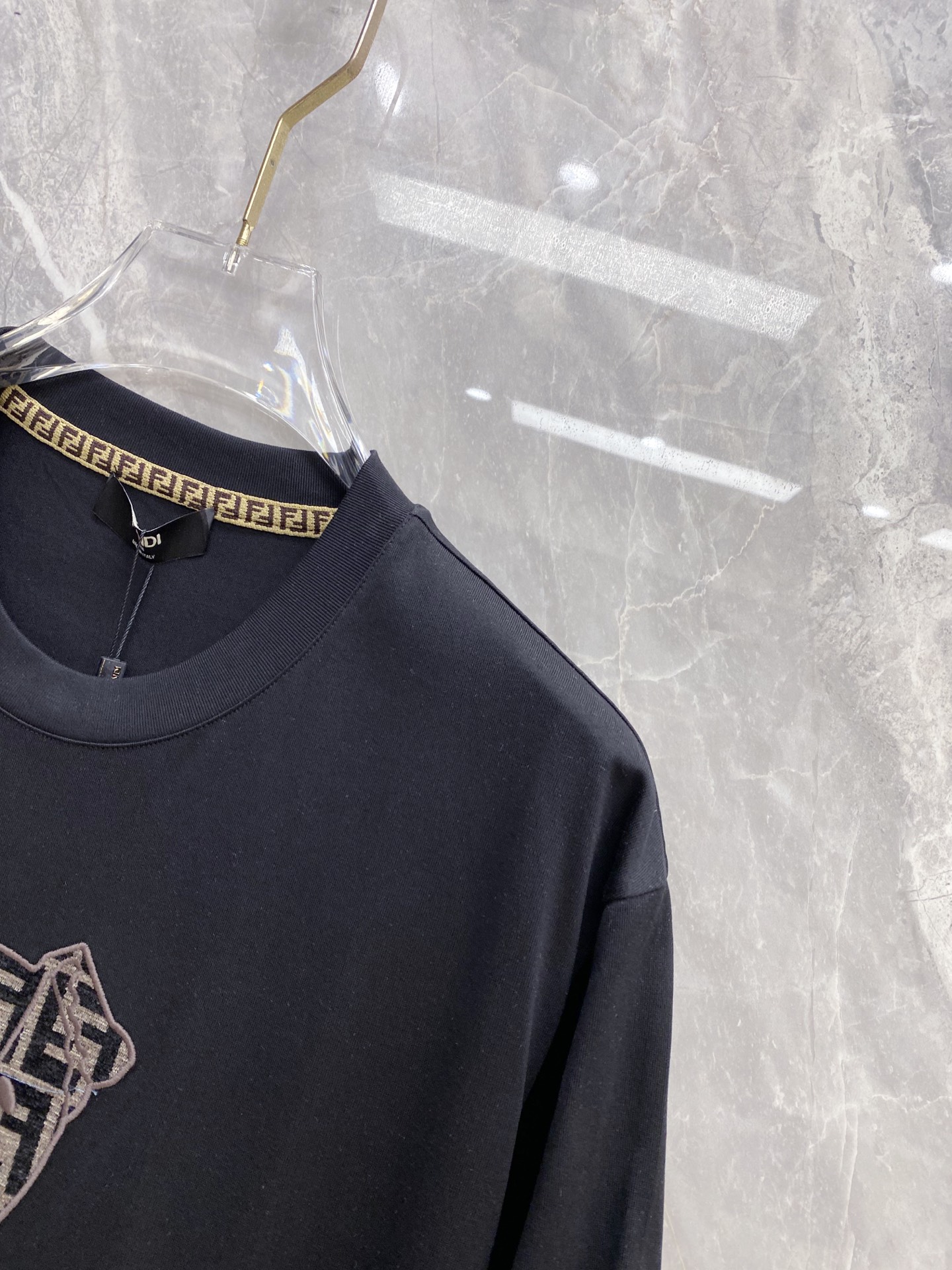 Fendi Basic Clothing Cotton Black M-l-xl
