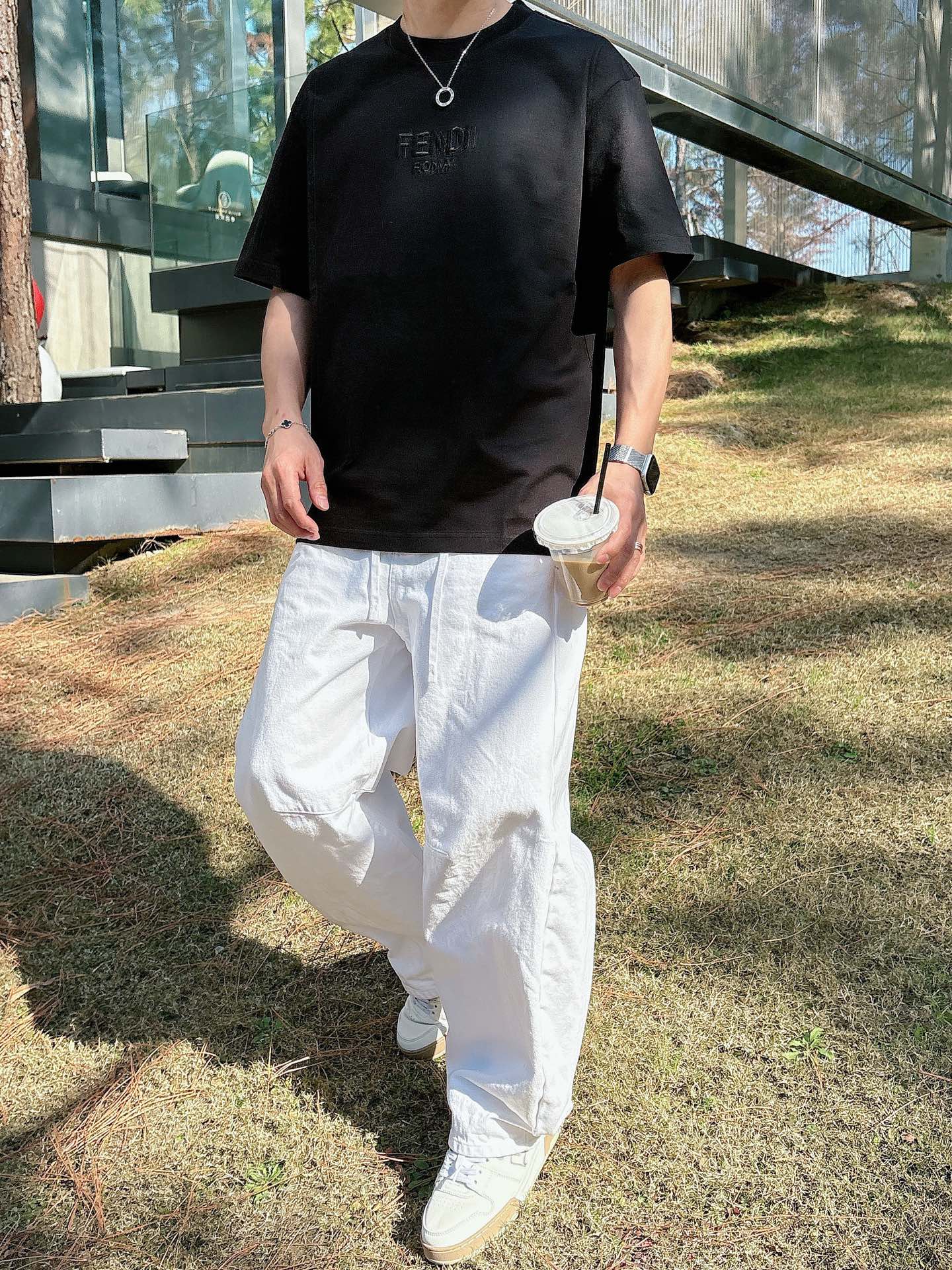 Fendi Basic Clothing Cotton Black M-l-xl
