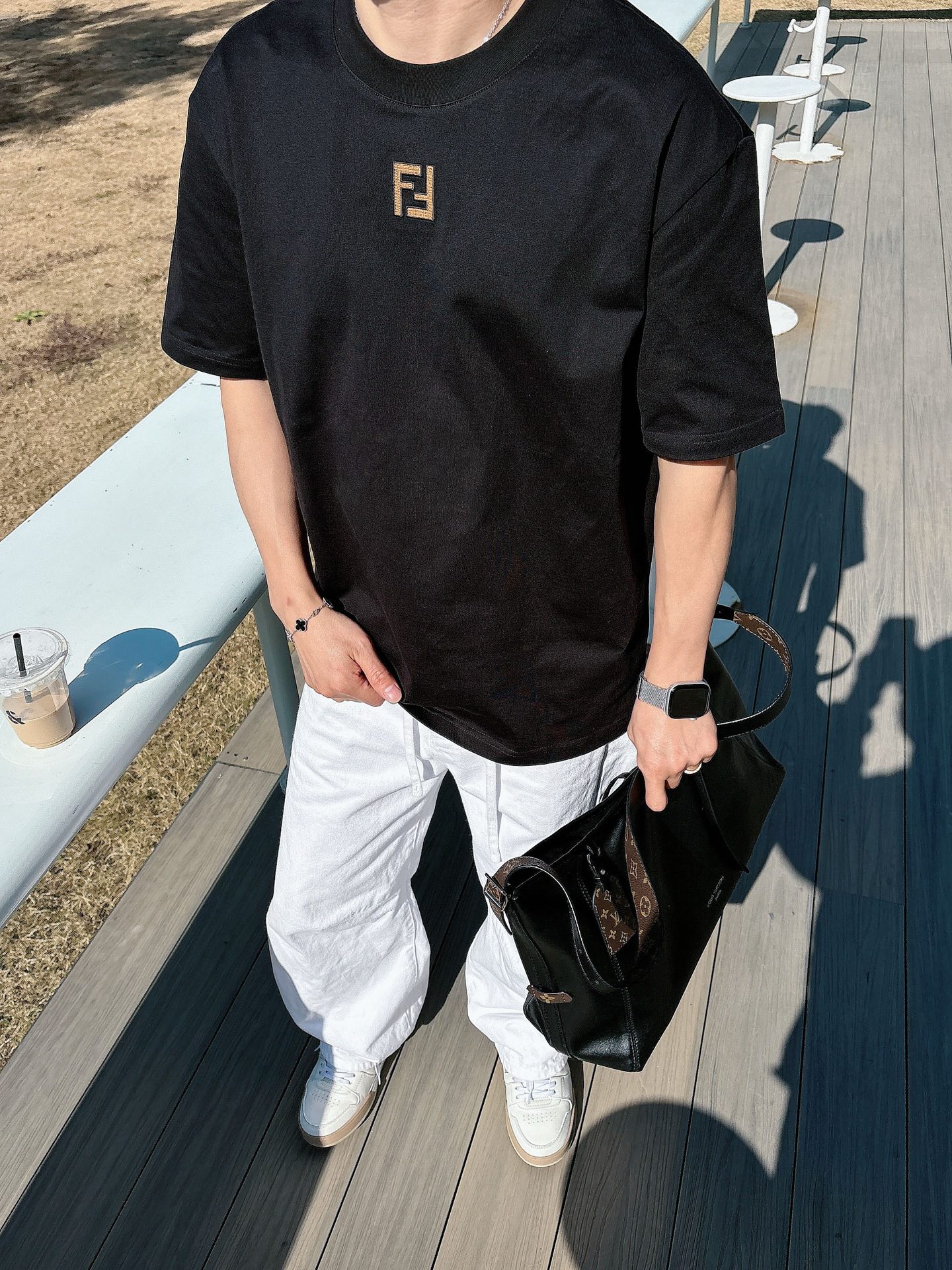 Fendi Basic Clothing Cotton Black M-l-xl
