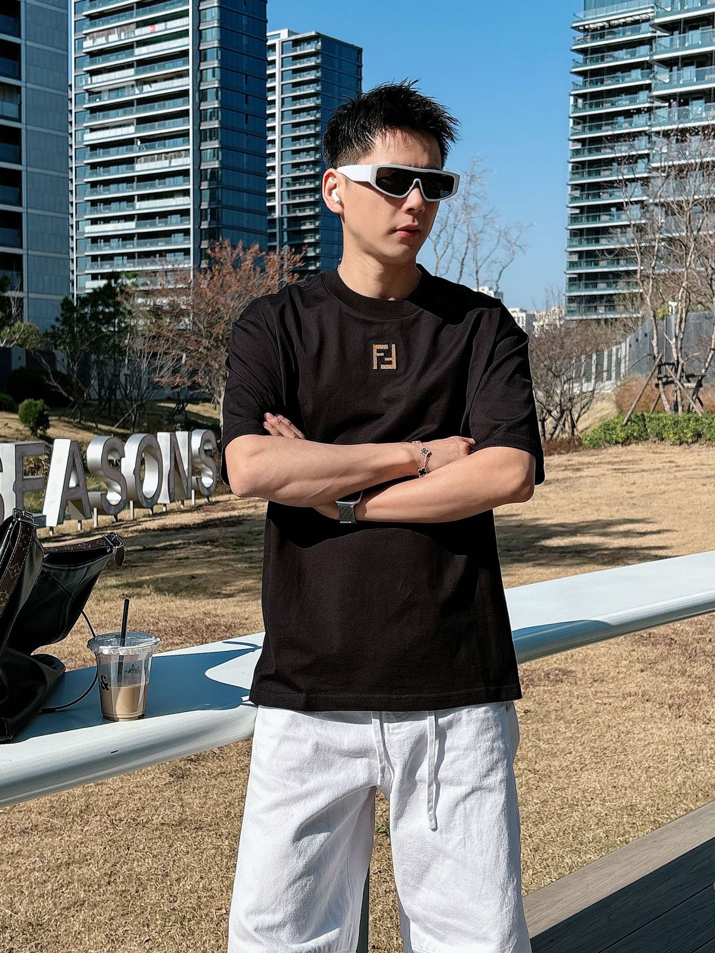 Fendi Basic Clothing Cotton Black M-l-xl