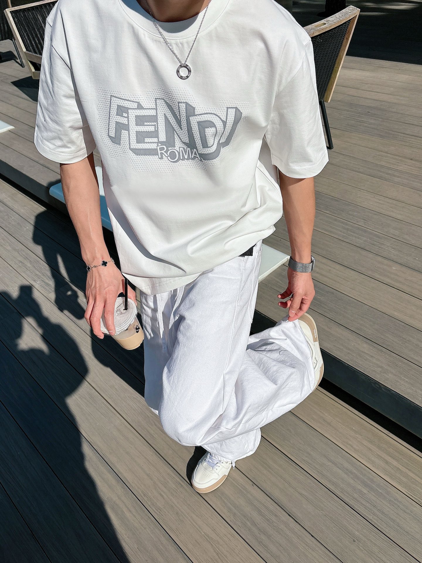 Fendi Basic Clothing Cotton Black M-l-xl