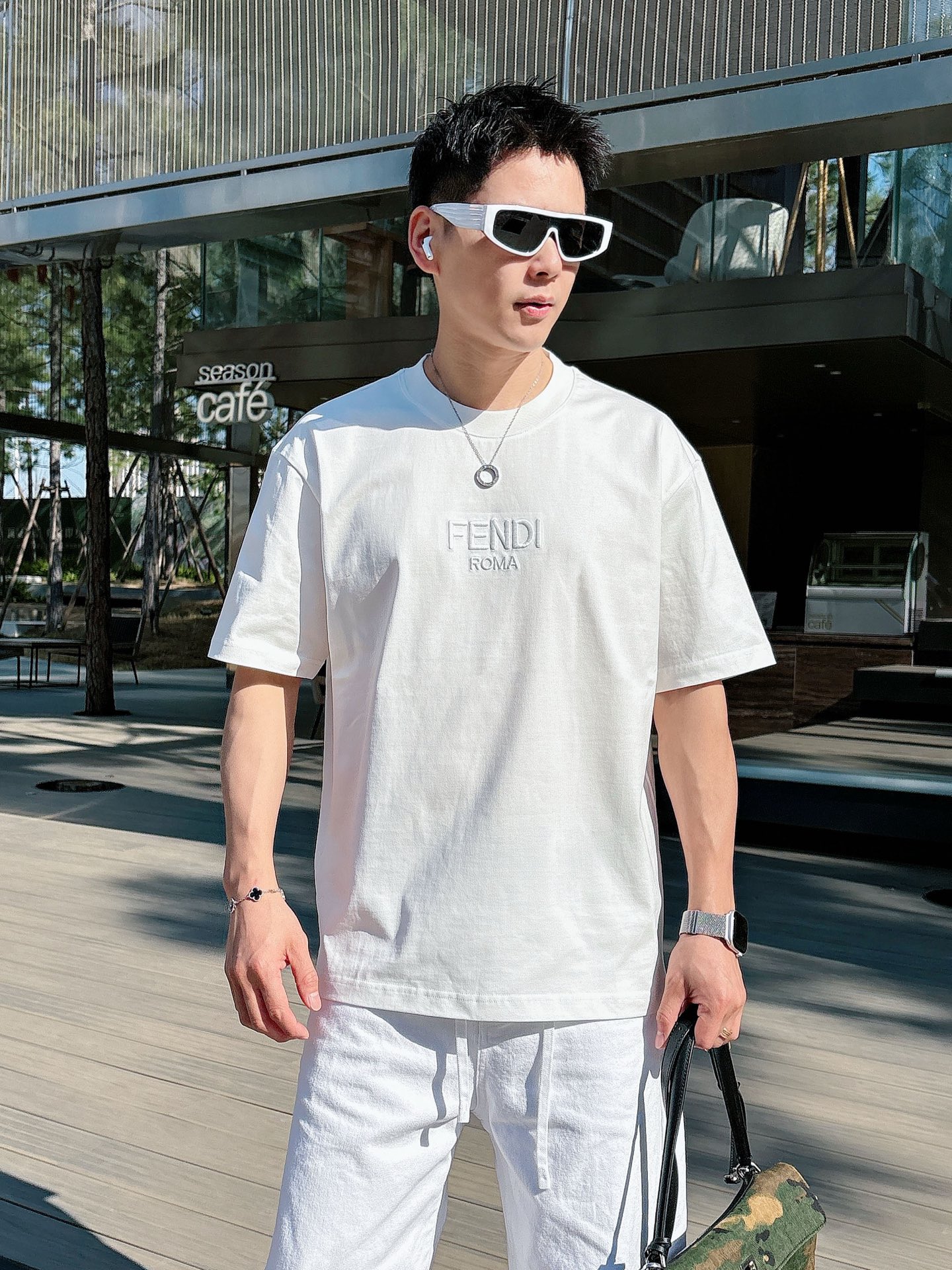 Fendi Basic Clothing Cotton Black M-l-xl
