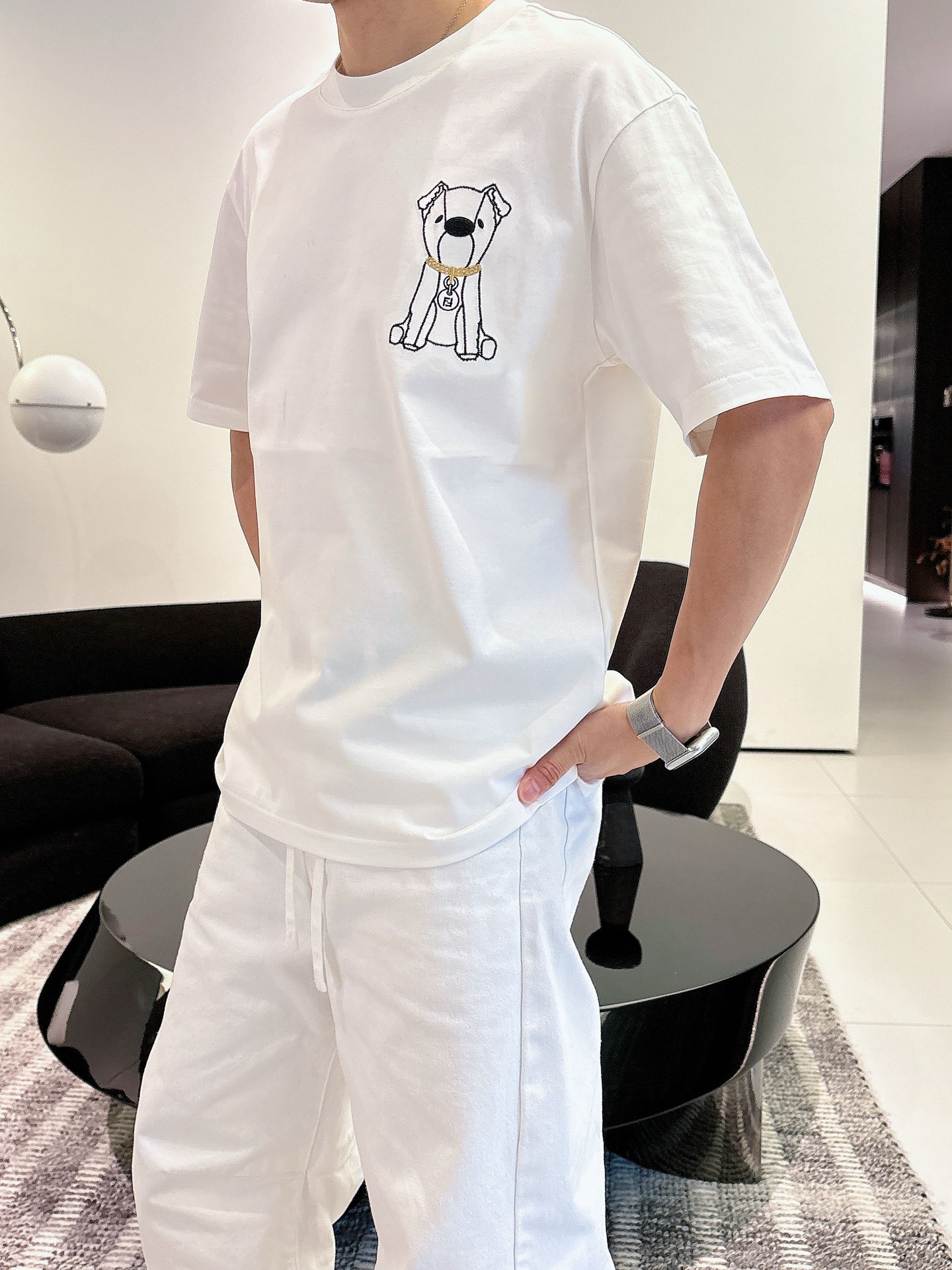 Fendi Basic Clothing Cotton Black M-l-xl
