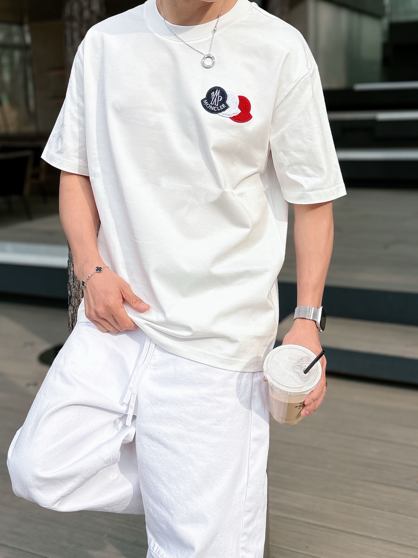 Moncler Basic Clothing Cotton Black M-l-xl