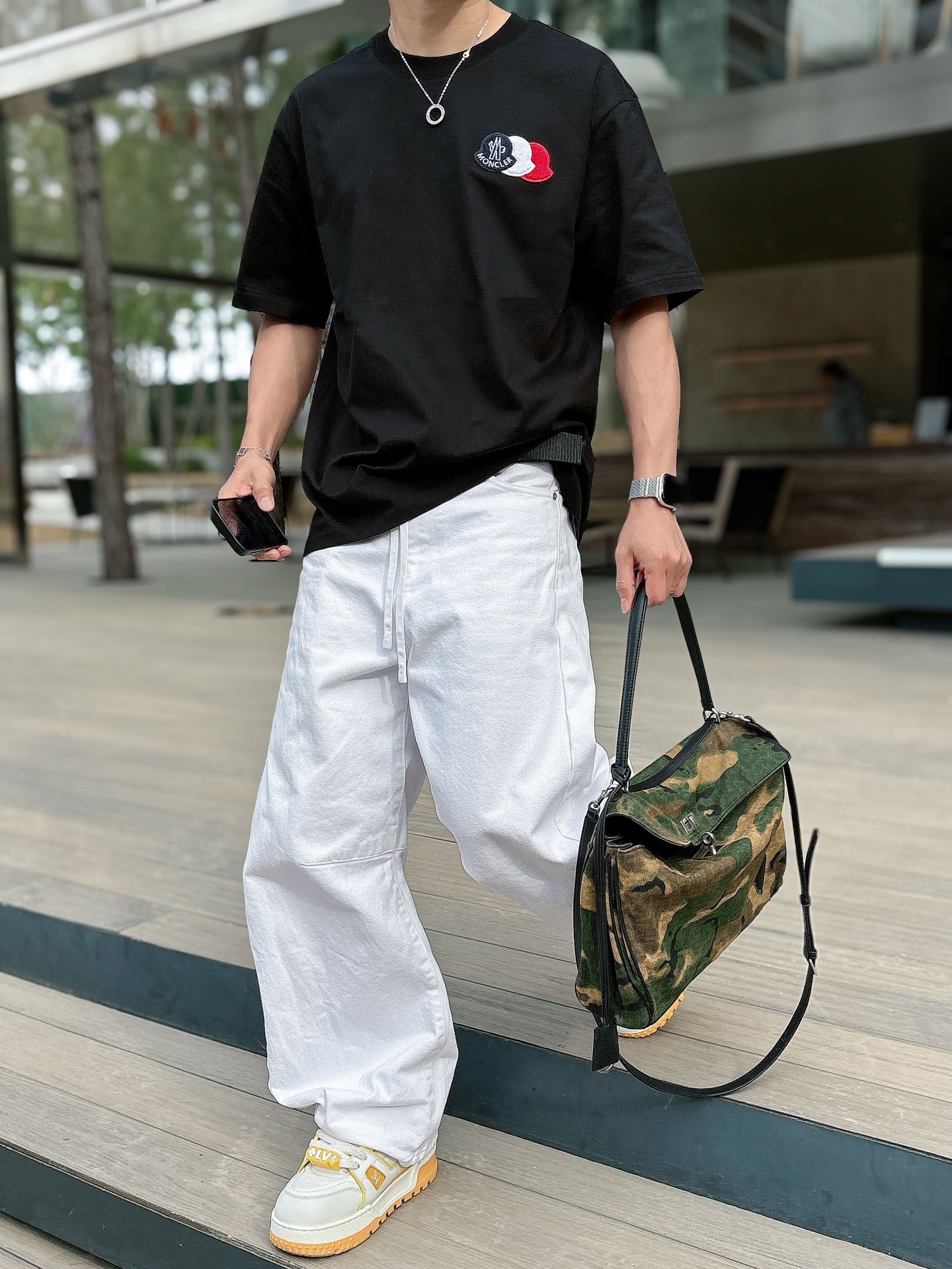 Moncler Basic Clothing Cotton Black M-l-xl