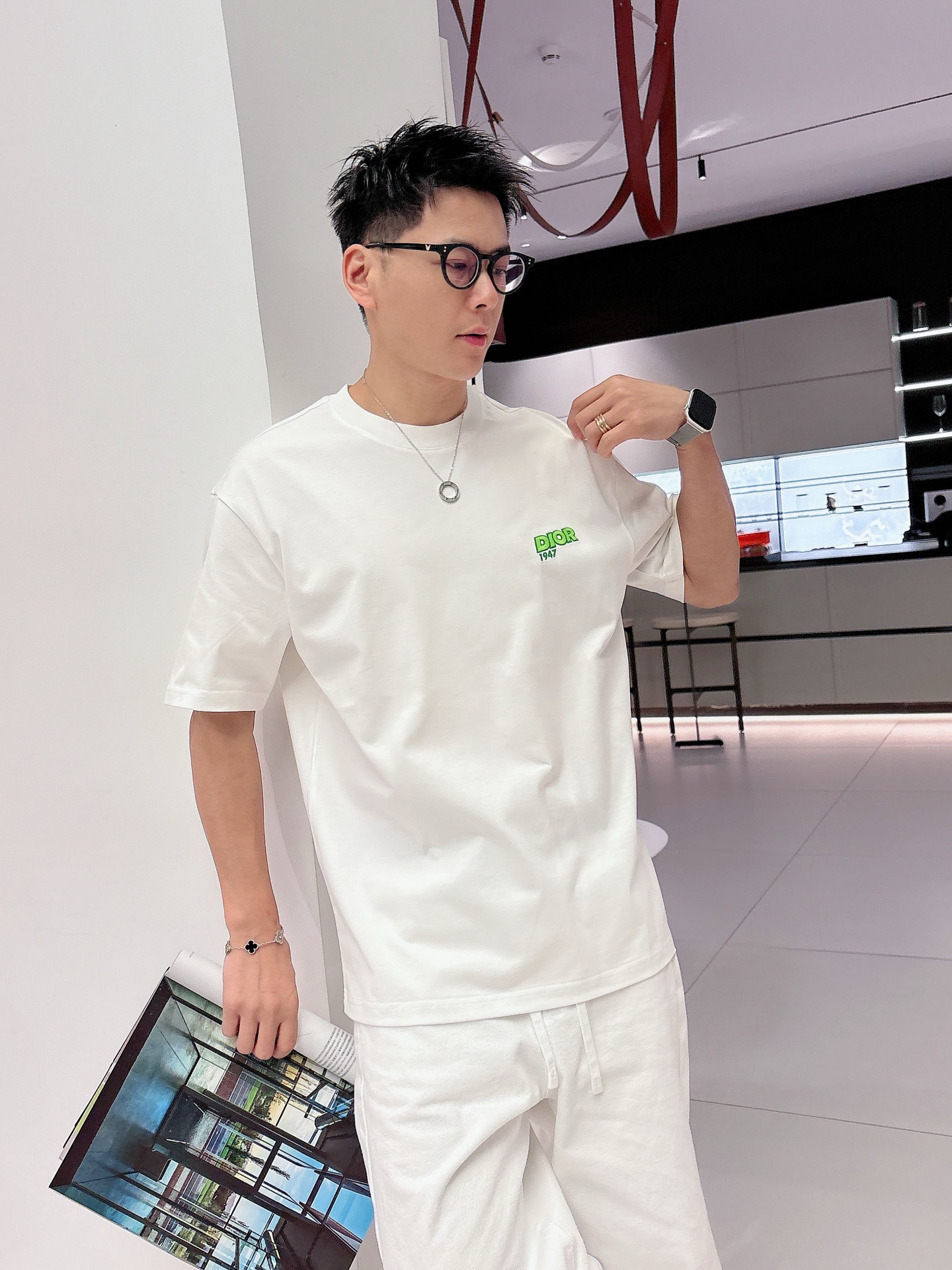 Dior Basic Clothing Cotton Black M-l-xl
