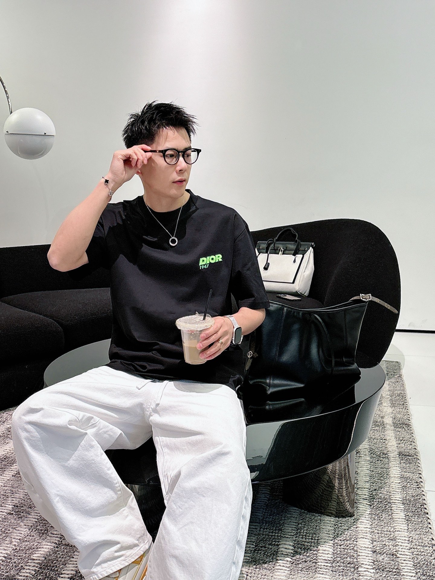 Dior Basic Clothing Cotton Black M-l-xl