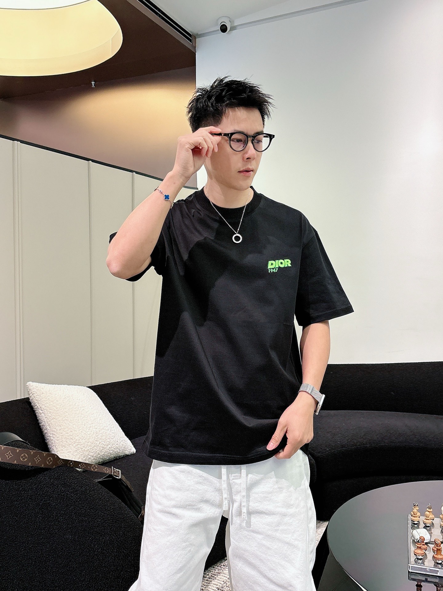 Dior Basic Clothing Cotton Black M-l-xl