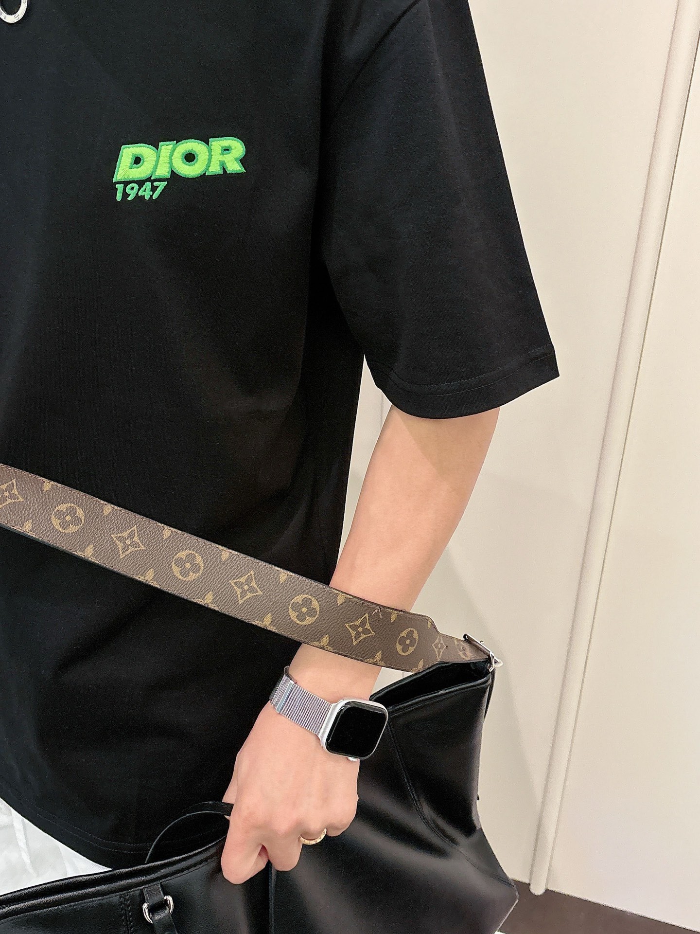 Dior Basic Clothing Cotton Black M-l-xl