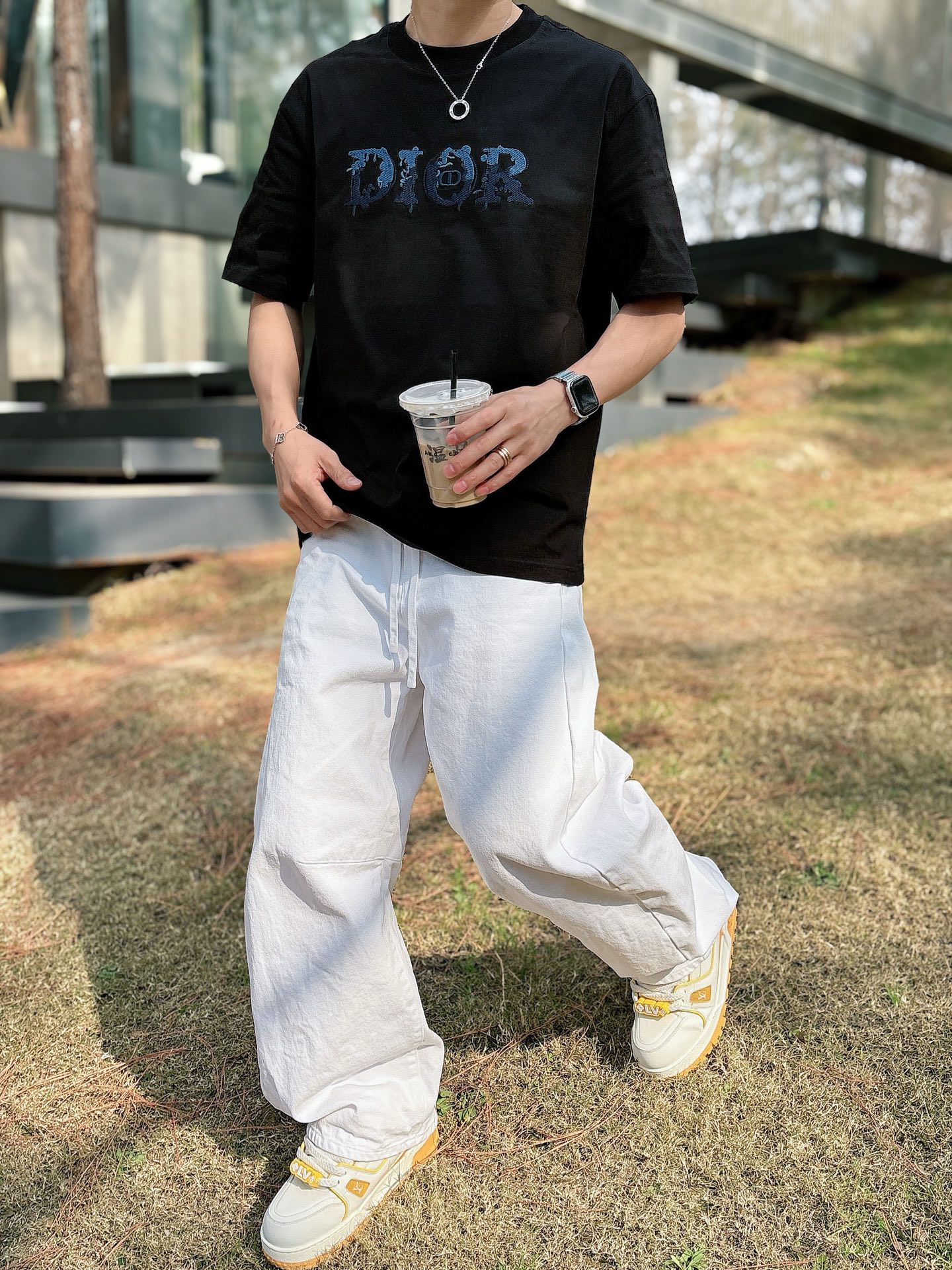 Dior Basic Clothing Cotton Black M-l-xl