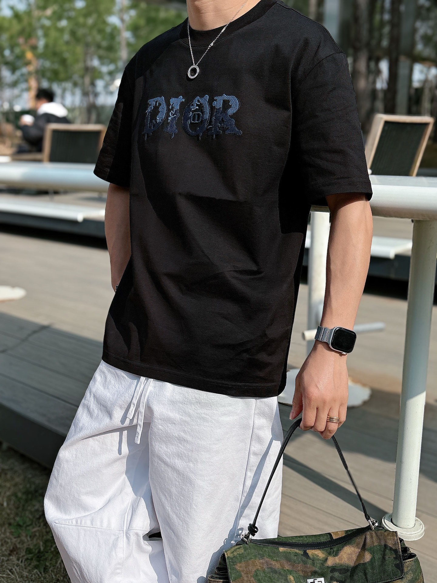 Dior Basic Clothing Cotton Black M-l-xl