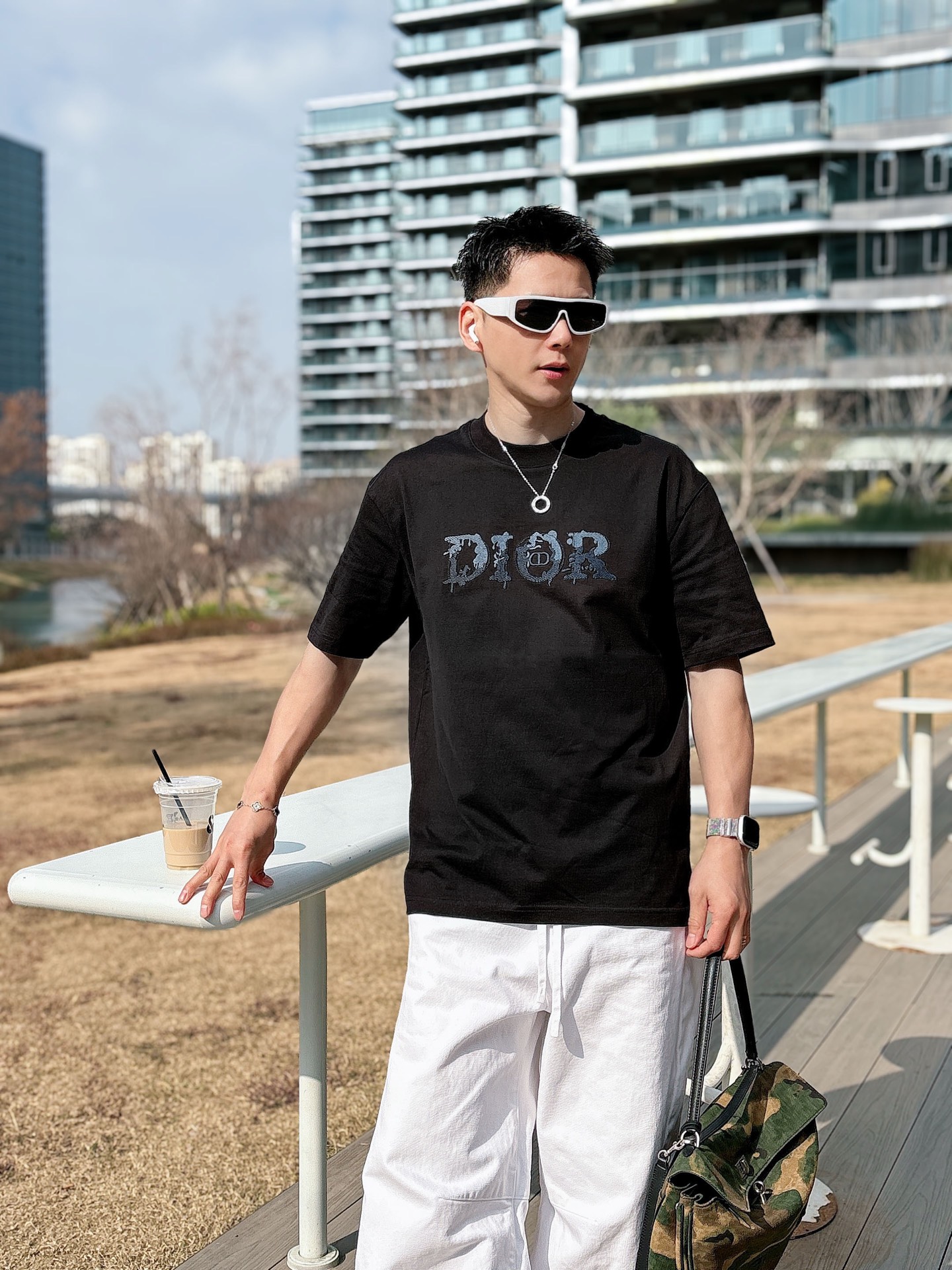 Dior Basic Clothing Cotton Black M-l-xl