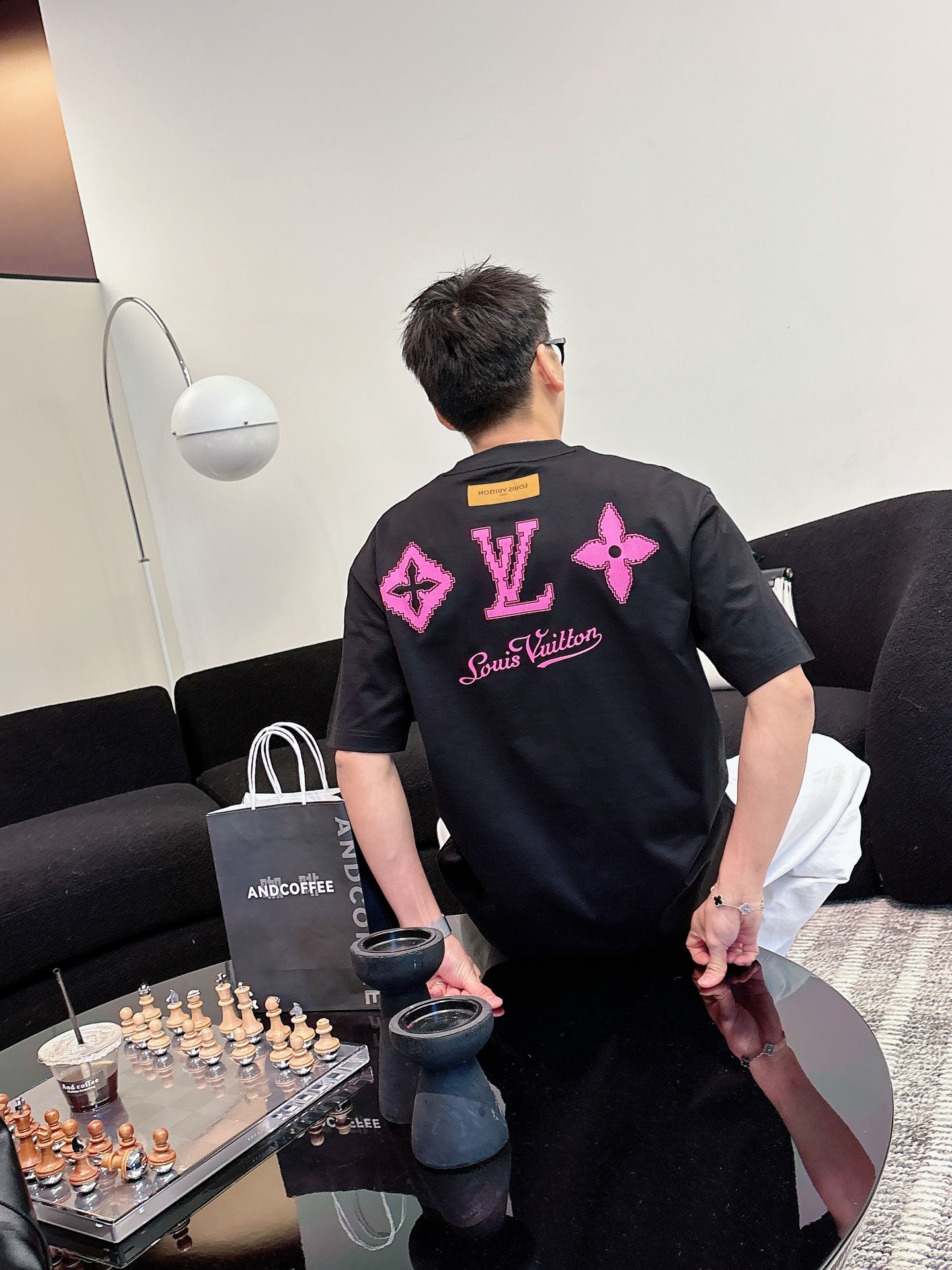 Louis Vuitton Basic Clothing Cotton Black M-l-xl