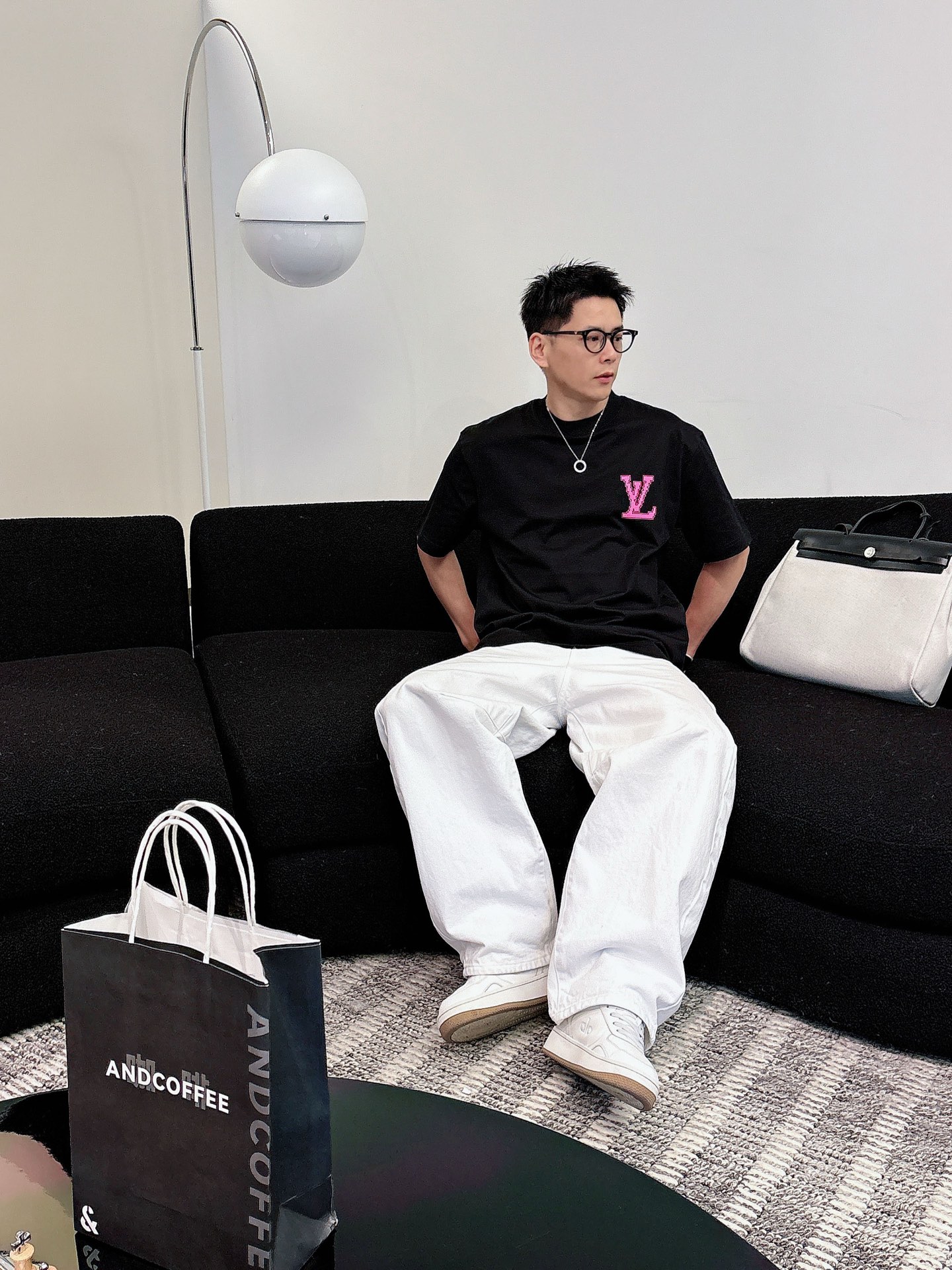 Louis Vuitton Basic Clothing Cotton Black M-l-xl