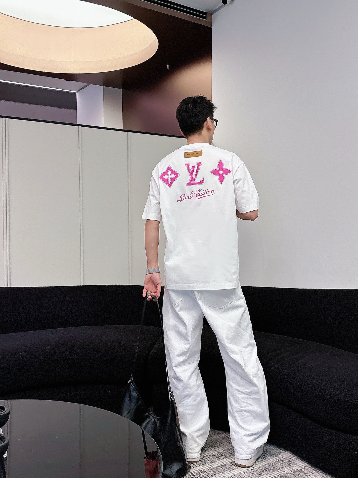 Louis Vuitton Basic Clothing Cotton Black M-l-xl