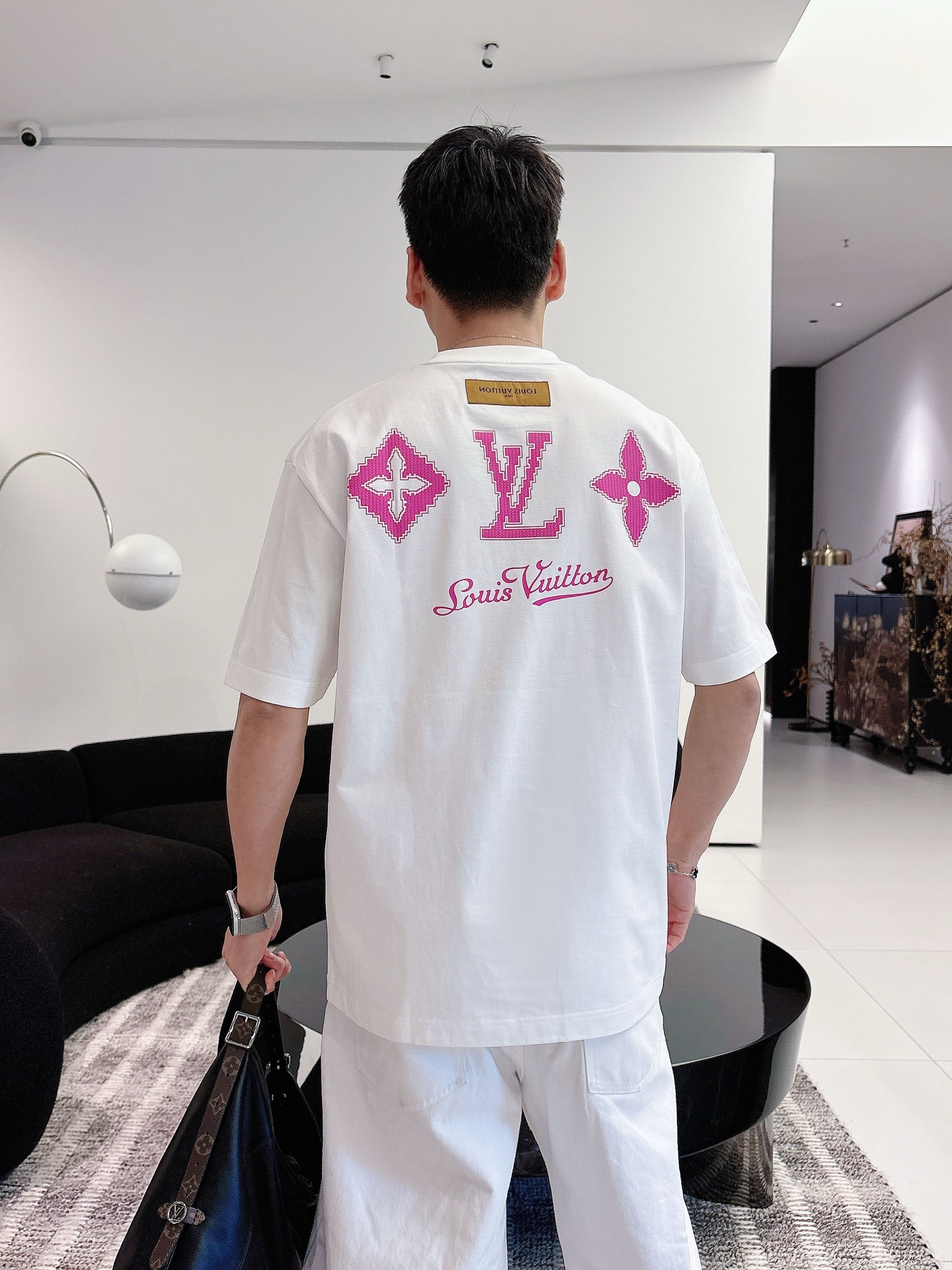 Louis Vuitton Basic Clothing Cotton Black M-l-xl