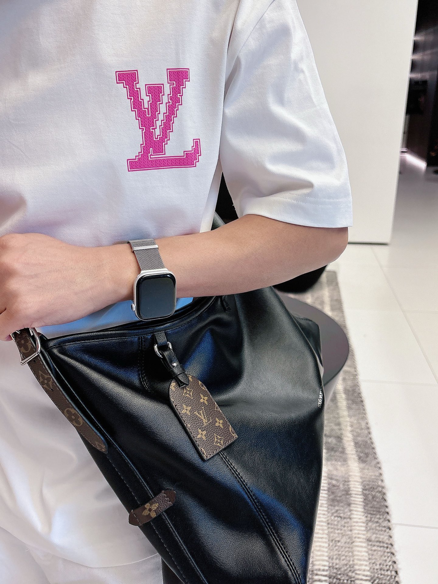 Louis Vuitton Basic Clothing Cotton Black M-l-xl