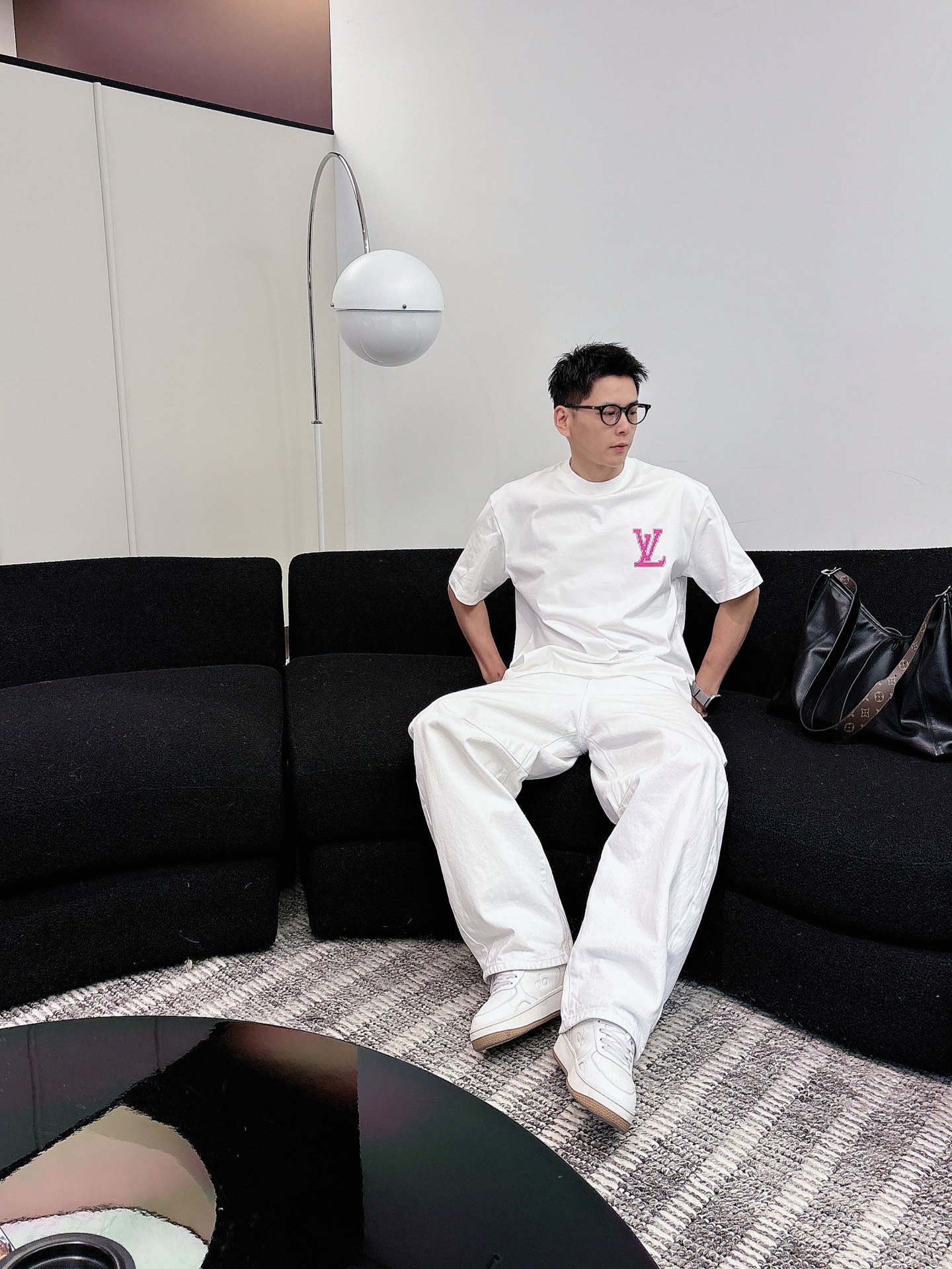 Louis Vuitton Basic Clothing Cotton Black M-l-xl