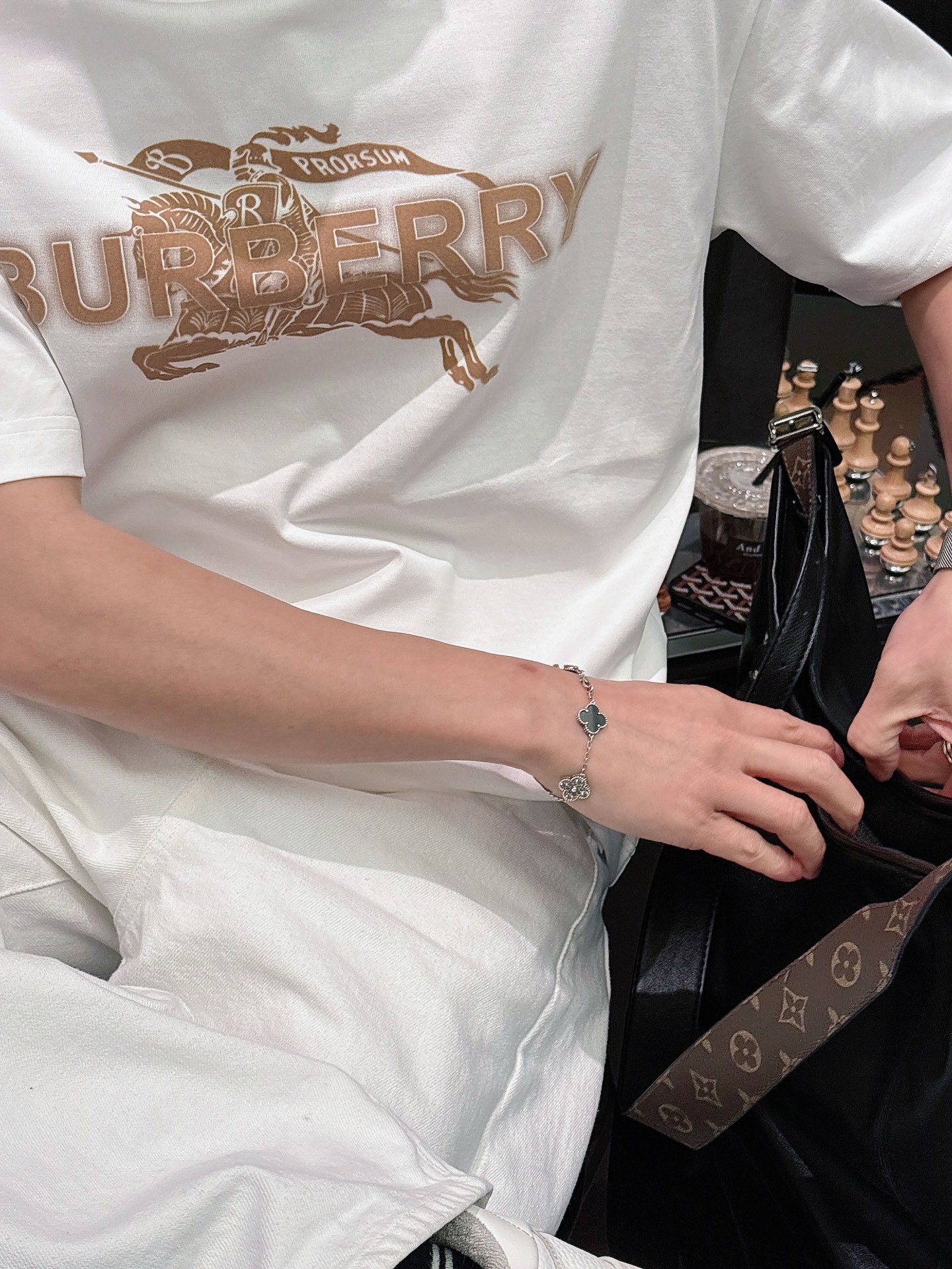Burberry Basic Clothing Cotton Black M-l-xl