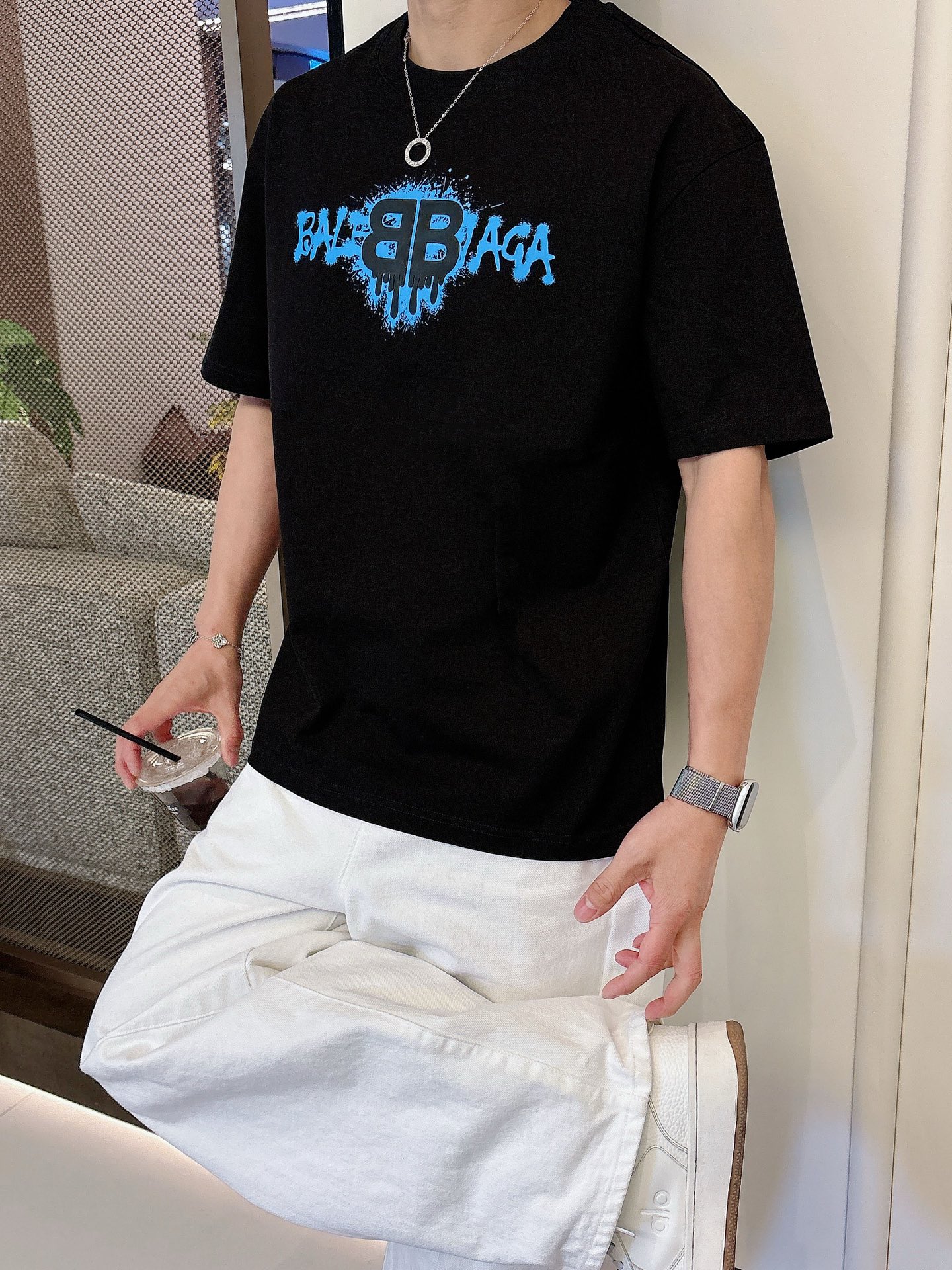 Balenciaga Basic Clothing Cotton Black M-l-xl