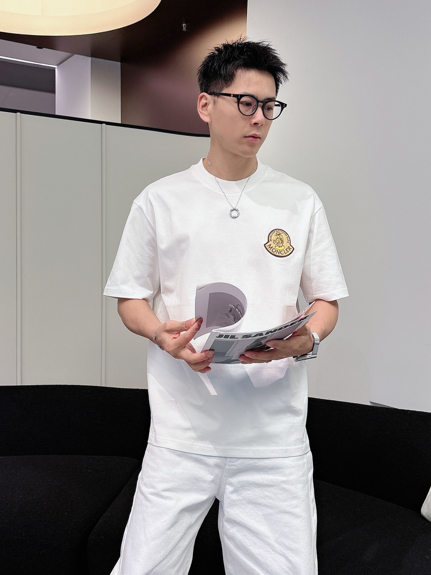 Moncler Basic Clothing Cotton Black M-l-xl