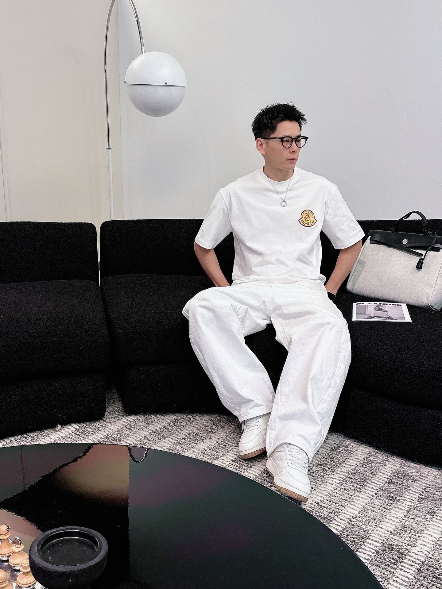 Moncler Basic Clothing Cotton Black M-l-xl