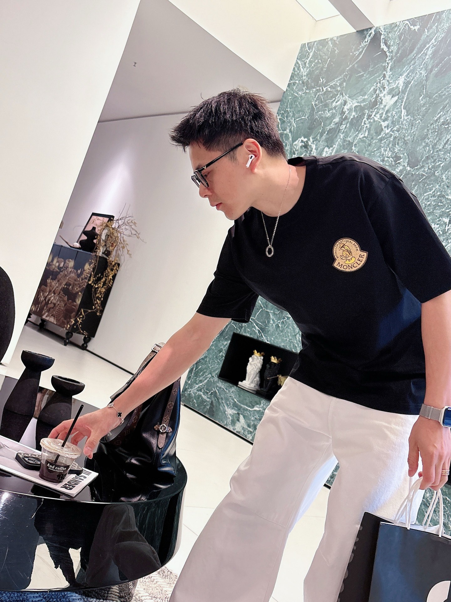 Moncler Basic Clothing Cotton Black M-l-xl