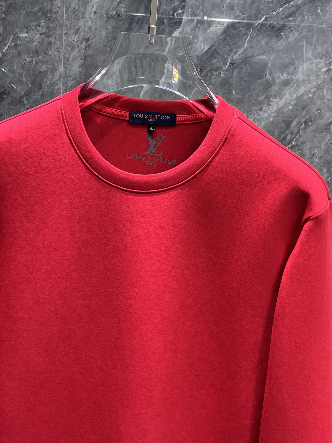 Louis Vuitton Hoodie Red M-l-xl