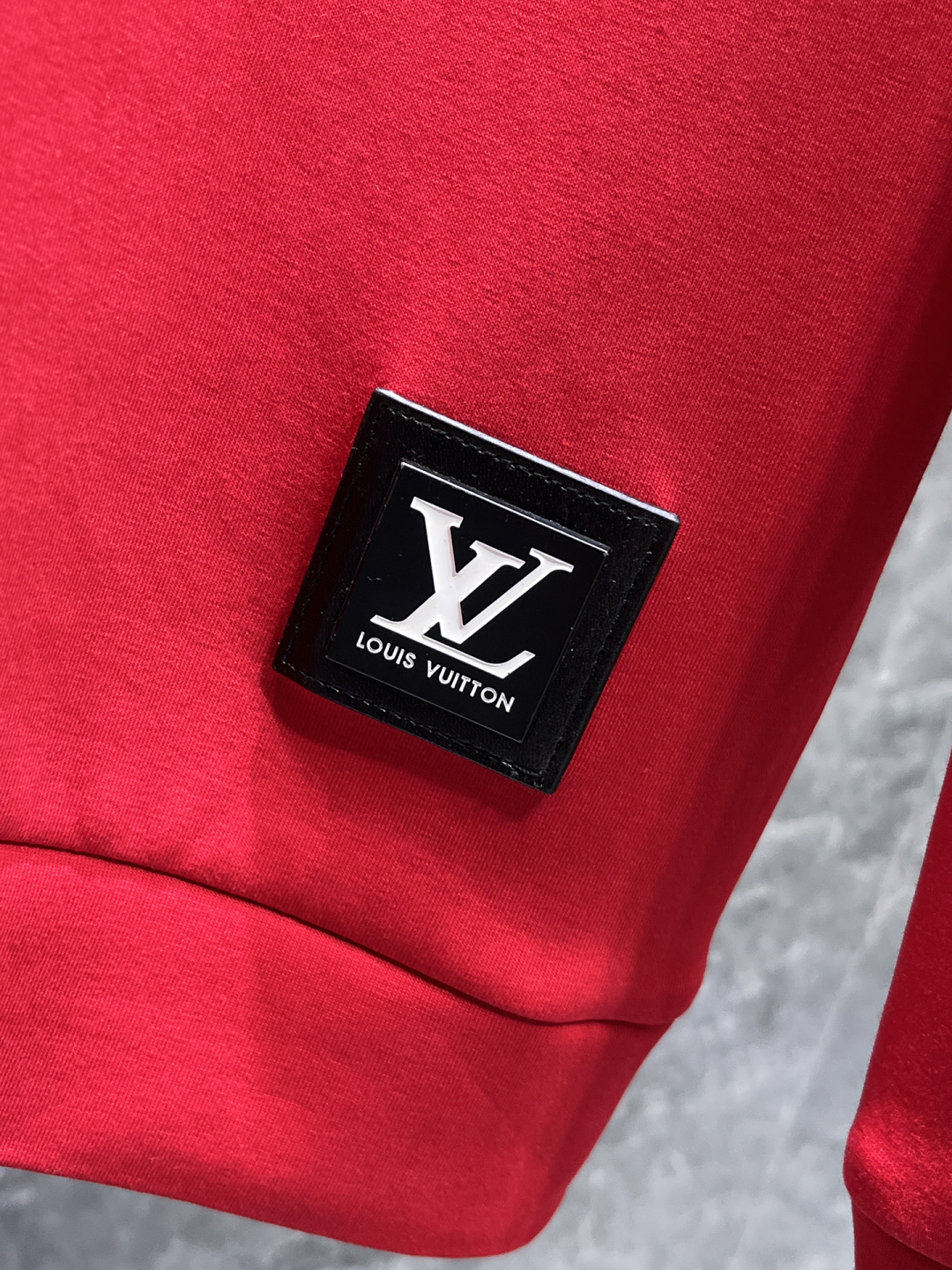 Louis Vuitton Hoodie Red M-l-xl