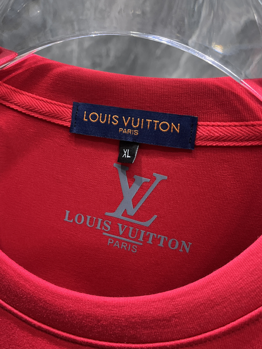 Louis Vuitton Hoodie Red M-l-xl