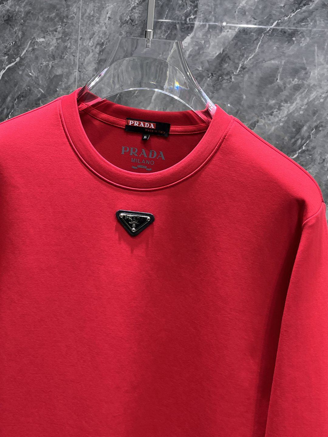 Prada Hoodie Red M-xl