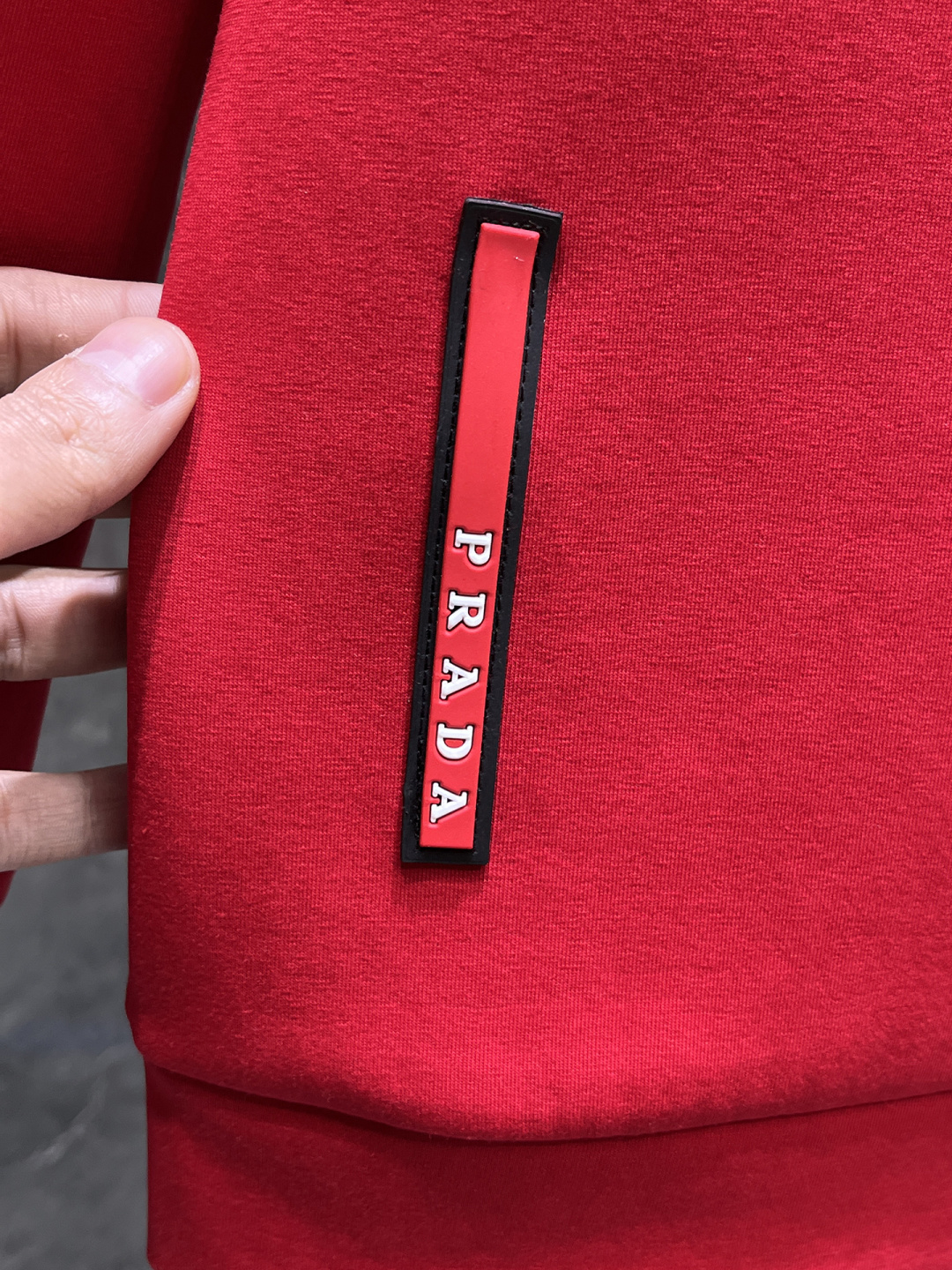 Prada Hoodie Red M-xl