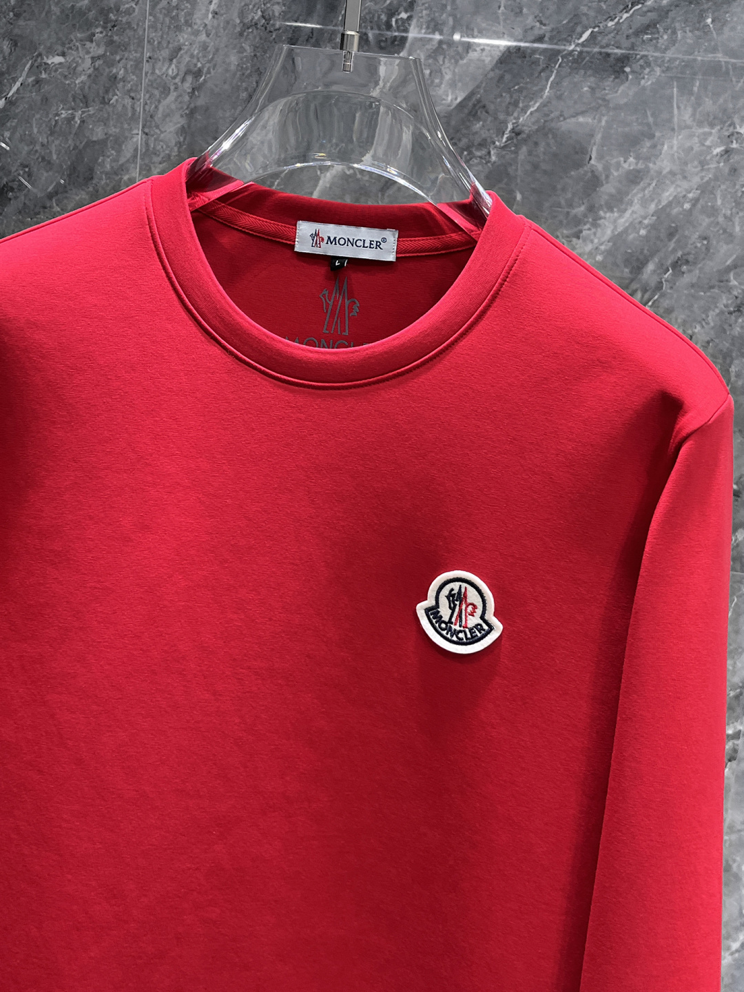 Moncler Hoodie Red M-l-xl