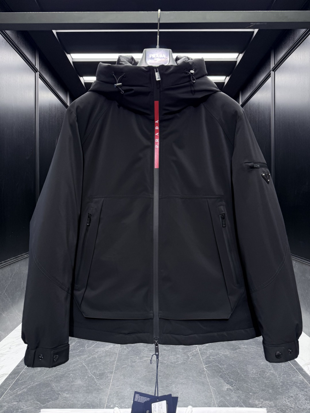 Prada Down Jacket Goose Down Loose Fit S-l