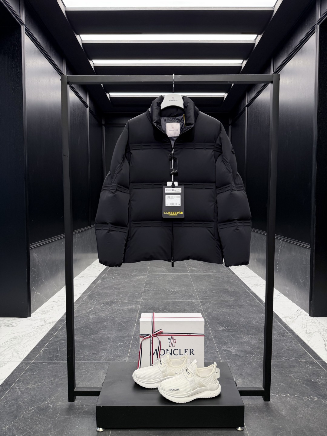 Moncler Female Jacket Black Couple Style S-m-l