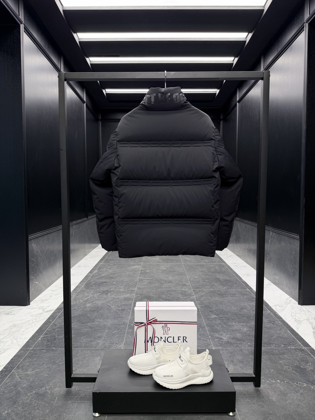 Moncler Female Jacket Black Couple Style S-m-l