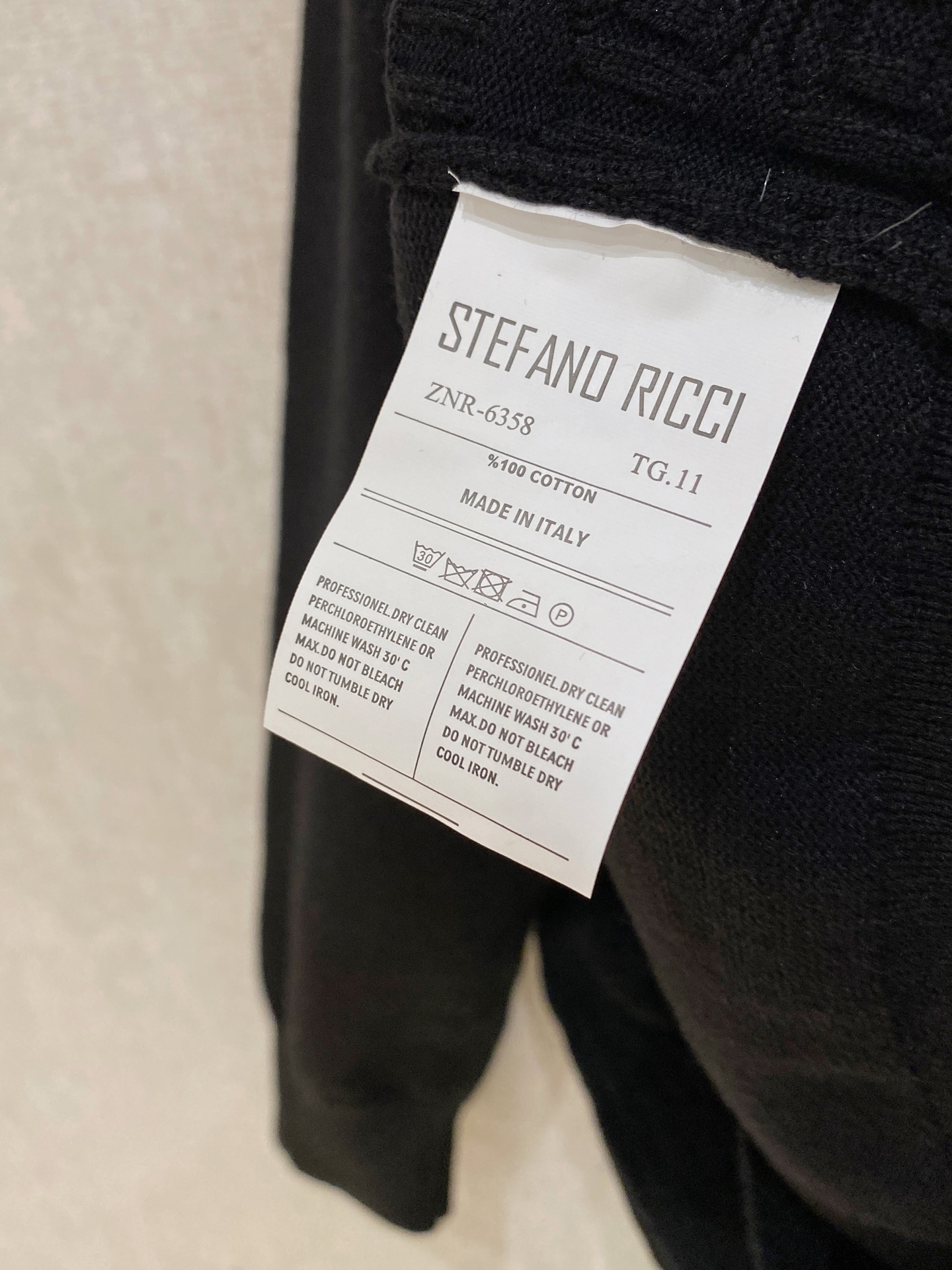 Stefano Ricci Basic Clothing Wool M-xl